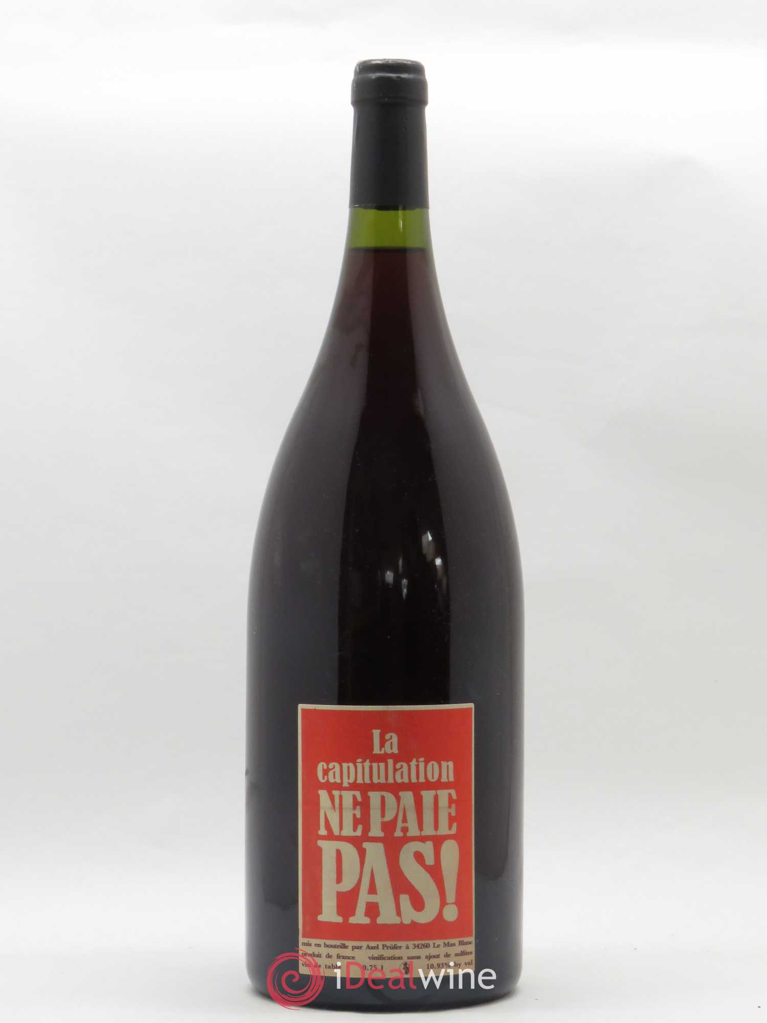 Vin de France La capitulation ne paie pas Axel Prüfer - Posten von 1 Magnum - 0