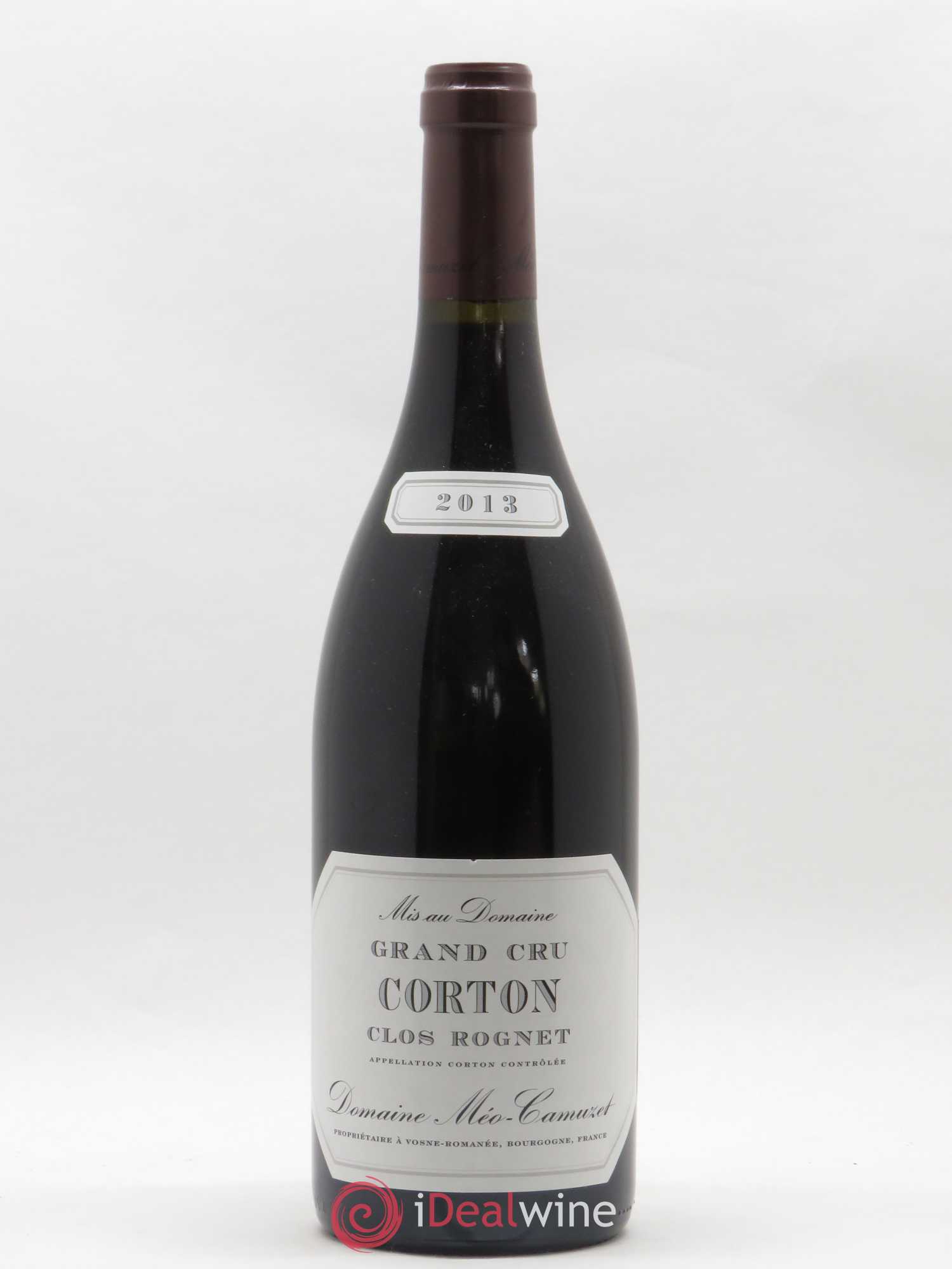 Corton Grand Cru Clos Rognet Méo-Camuzet (Domaine) 2013 - Lot de 1 bouteille - 0