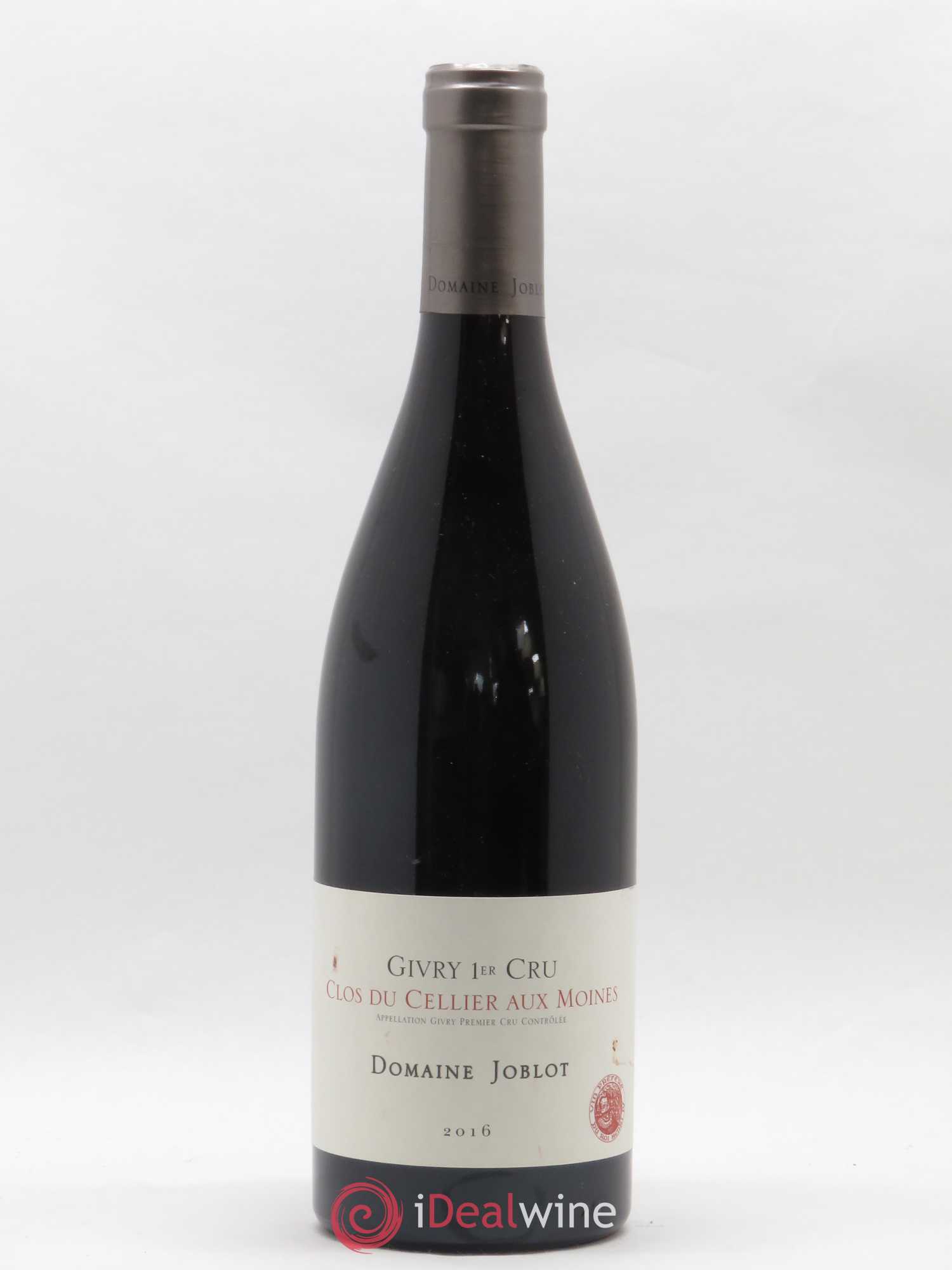 Givry 1er Cru Clos du Cellier aux Moines Joblot (Domaine) 2016 - Lot de 1 bouteille - 0