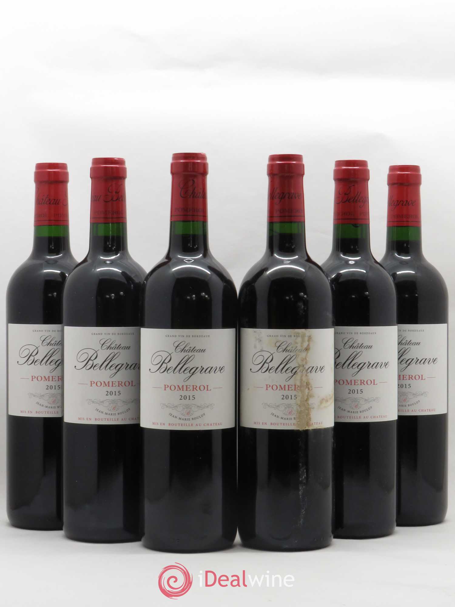 Château Bellegrave 2015 - Lot de 6 bouteilles - 0