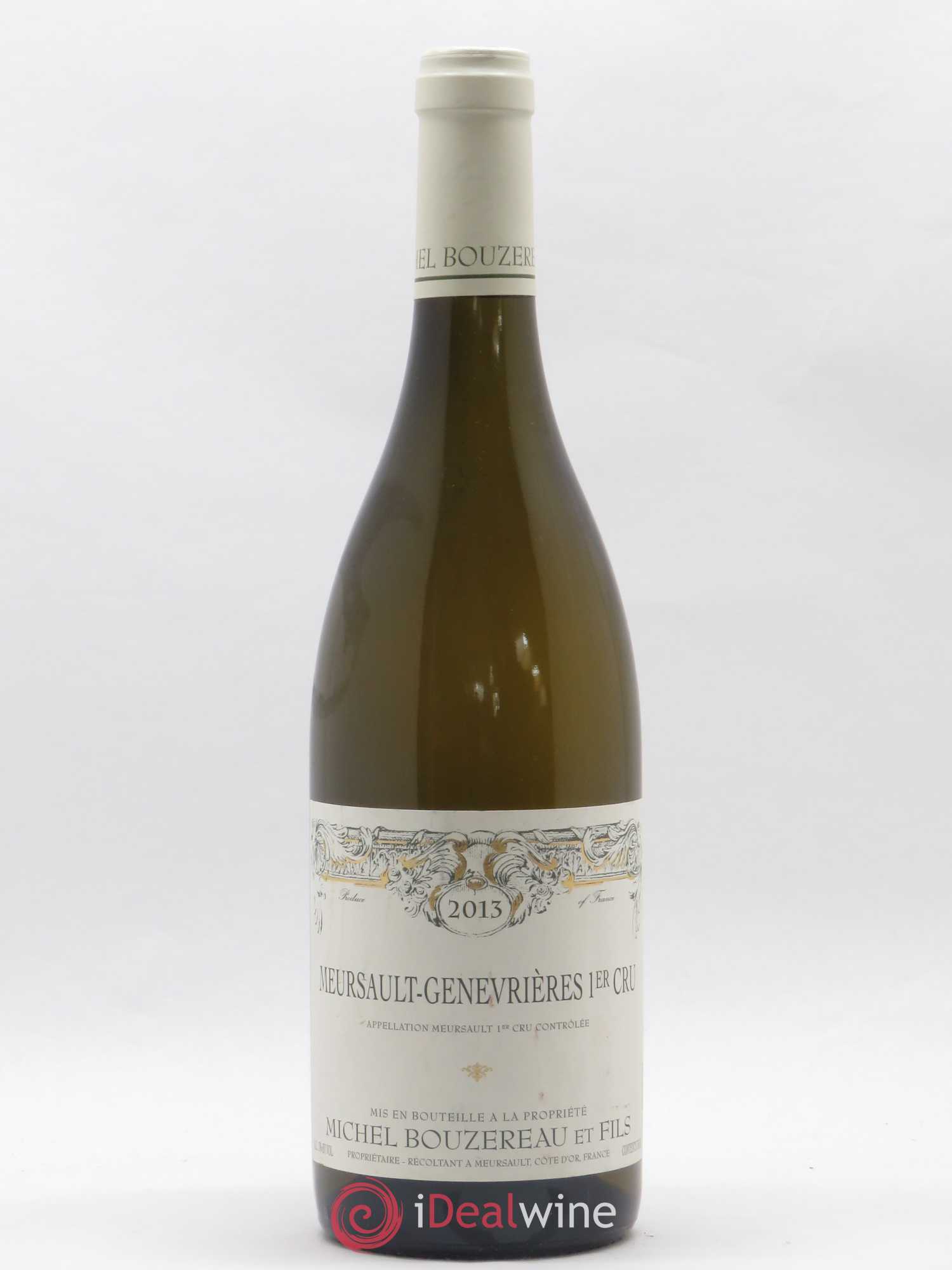 Meursault 1er Cru Les Genevrières Michel Bouzereau et Fils (Domaine) 2013 - Lot de 1 bouteille - 0