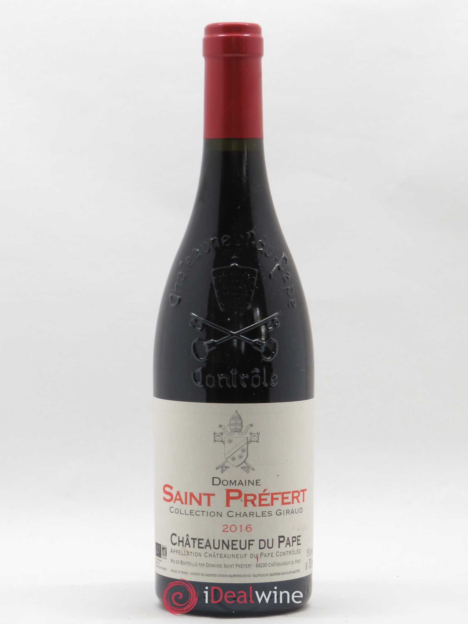 Châteauneuf-du-Pape Collection Charles Giraud Domaine Saint-Préfert 2016 - Lot de 1 bouteille - 0