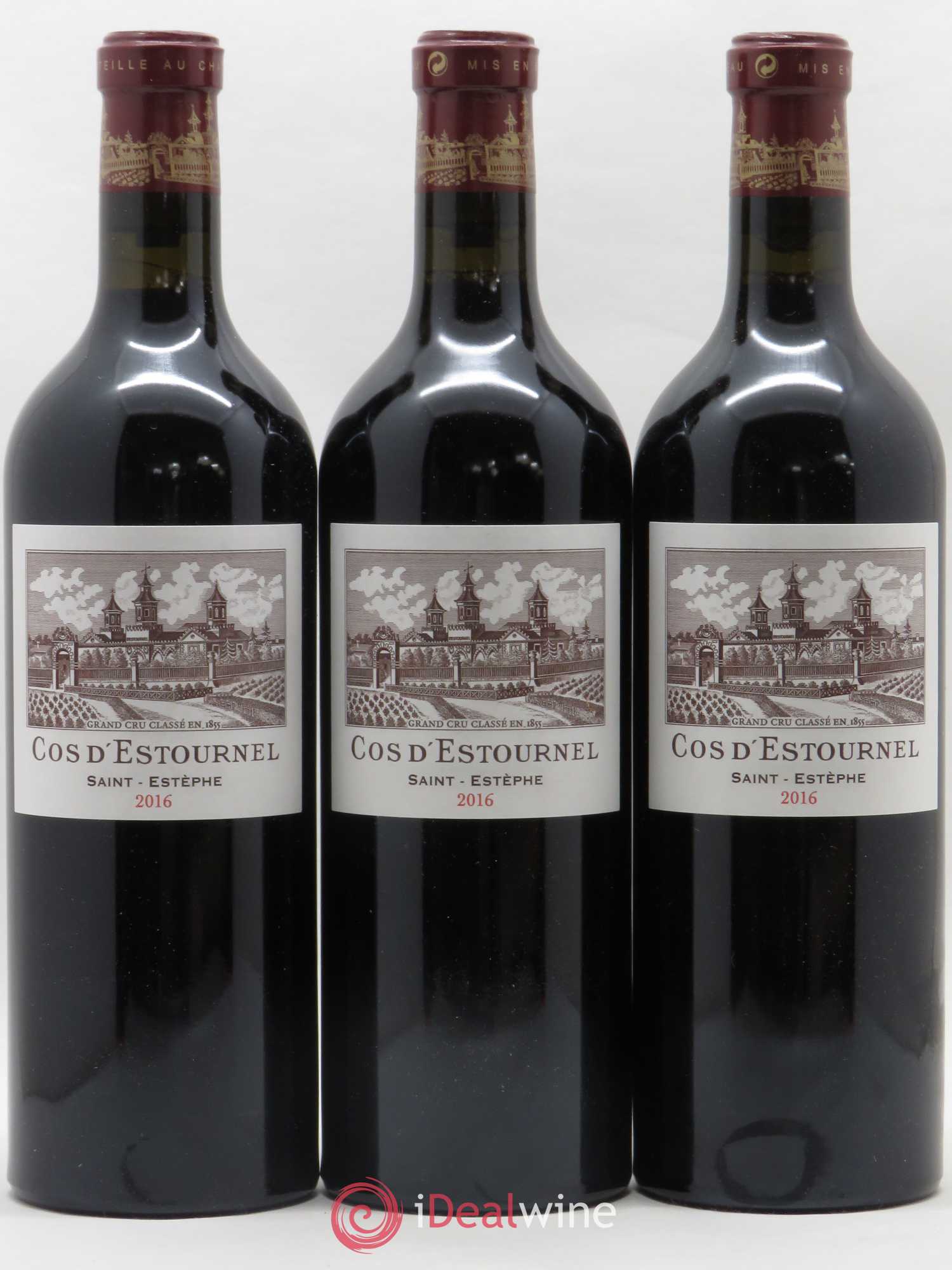 Cos d'Estournel 2ème Grand Cru Classé 2016 - Lot de 3 bouteilles - 0