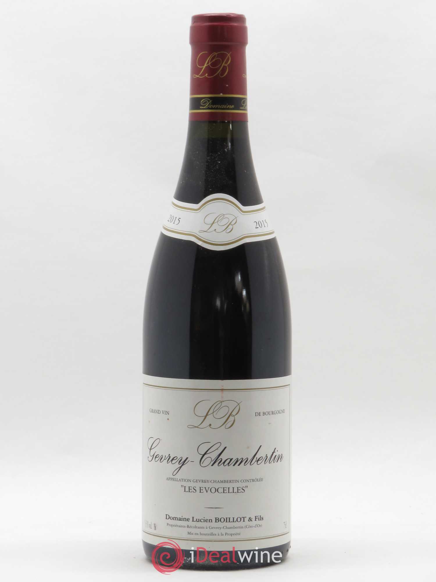 Gevrey-Chambertin Les Evocelles Lucien Boillot & Fils (Domaine) 2015 - Lot de 1 bouteille - 0