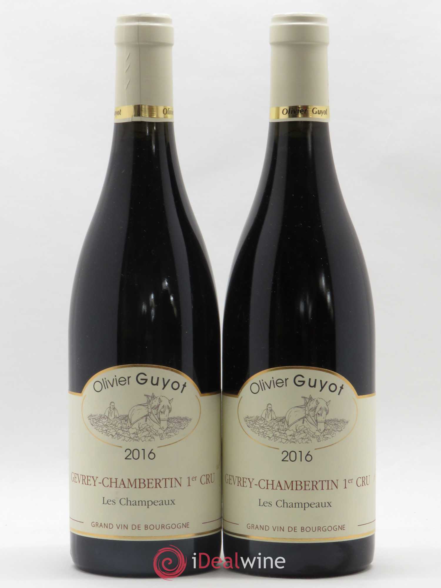 Gevrey-Chambertin 1er Cru Les Champeaux Olivier Guyot 2016 - Posten von 2 Flaschen - 0