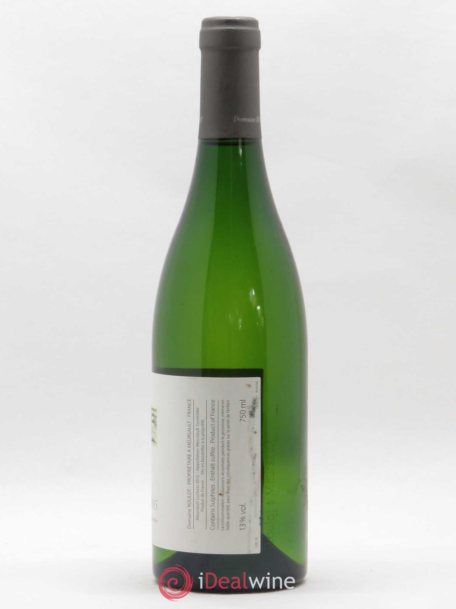 Meursault Luchets Roulot (Domaine) 2015 - Lot de 1 bouteille - 1
