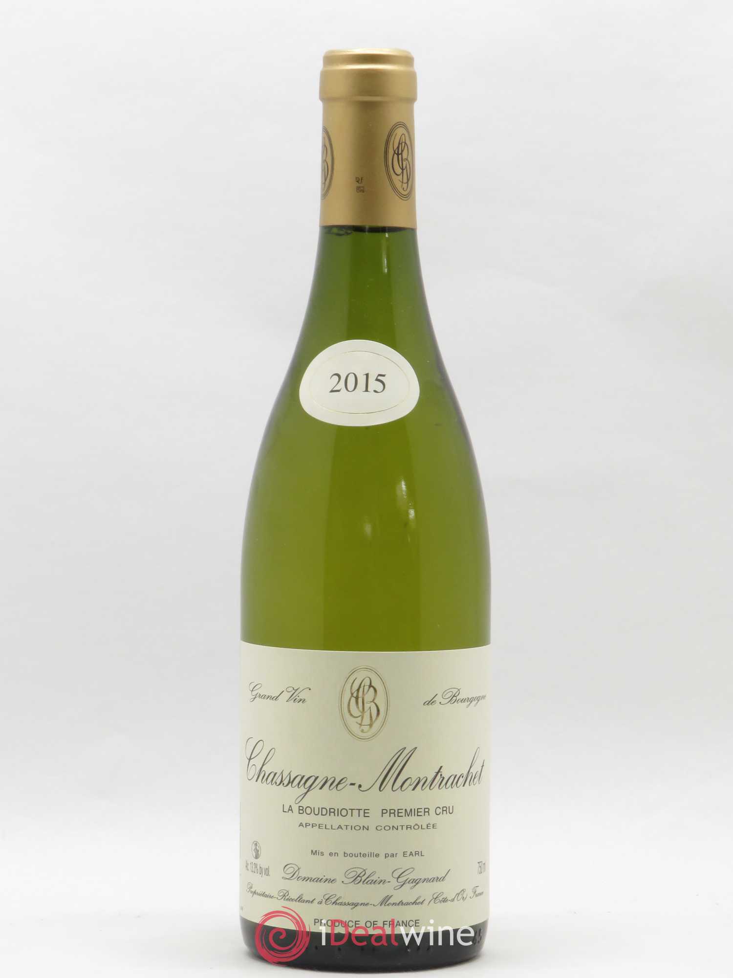 Chassagne-Montrachet 1er Cru La Boudriotte Blain-Gagnard (Domaine) 2015 - Lot de 1 bouteille - 0