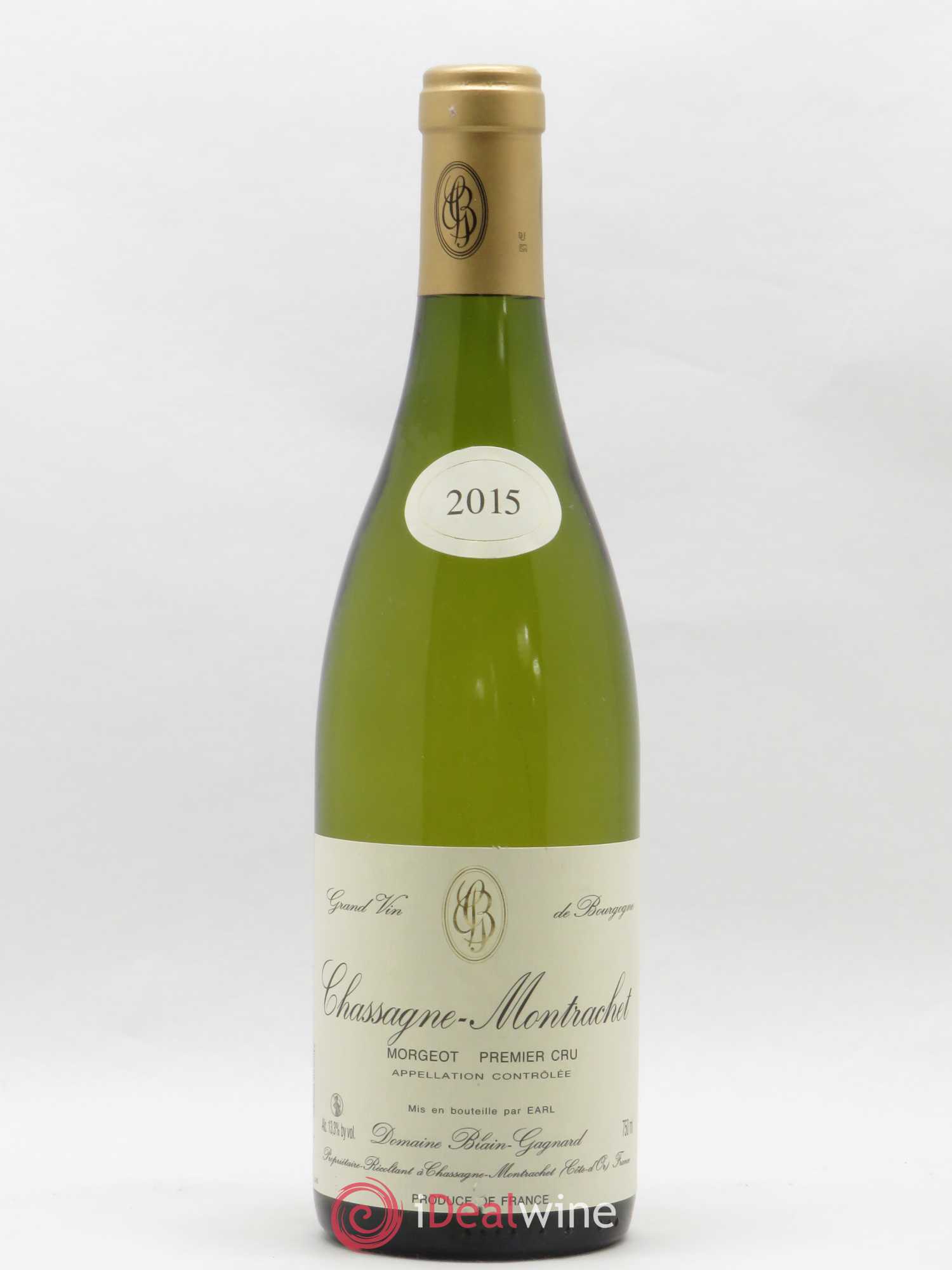 Chassagne-Montrachet 1er Cru Morgeot Blain-Gagnard (Domaine) 2015 - Lot de 1 bouteille - 0