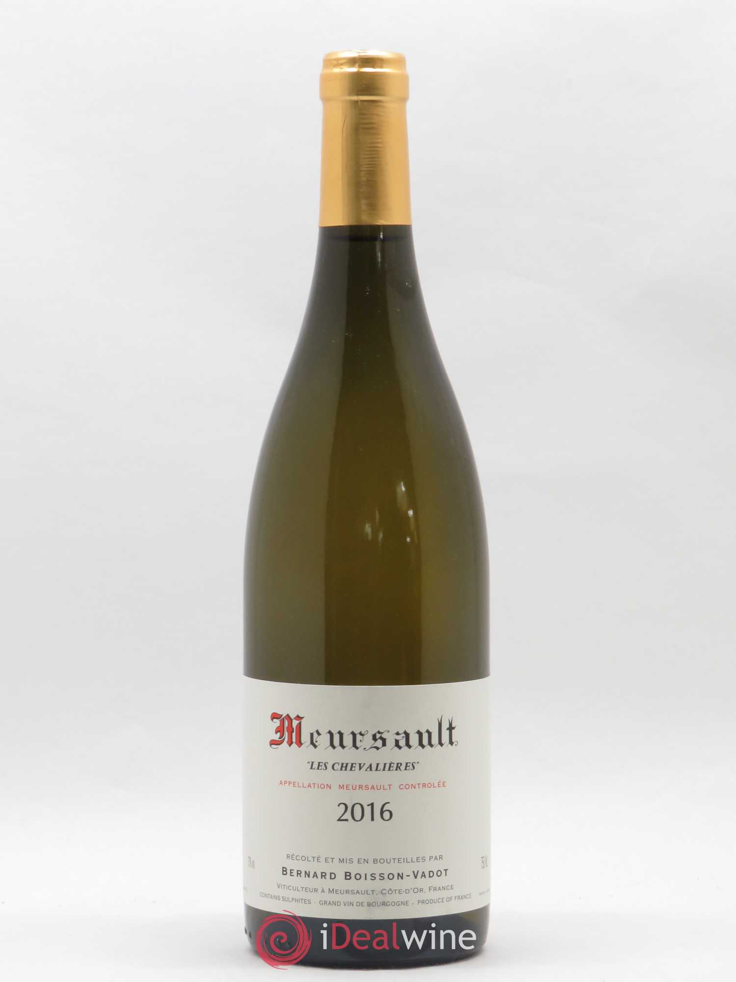 Meursault Les Chevalières Boisson-Vadot (Domaine) 2016 - Lot de 1 bouteille - 0