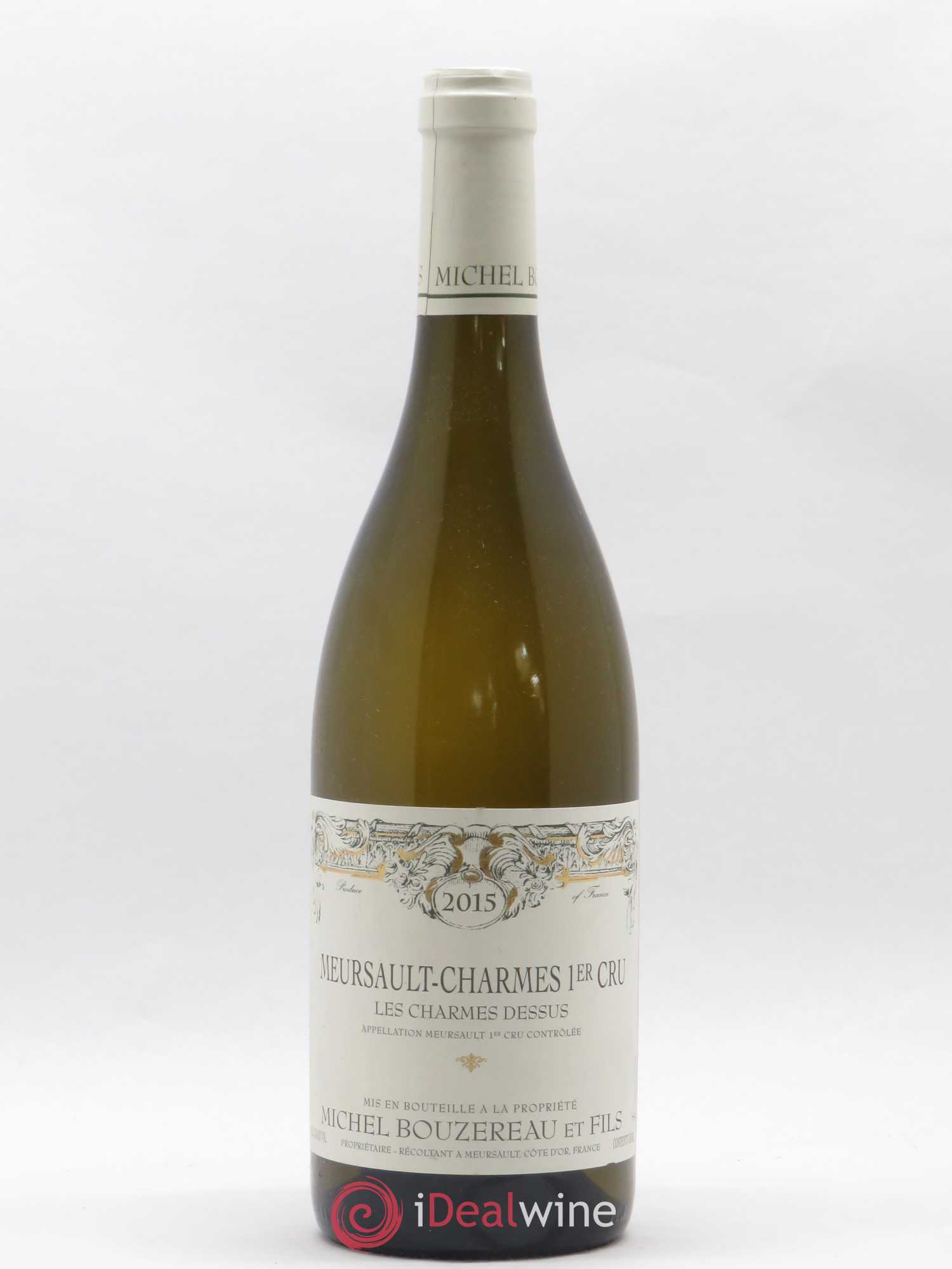 Meursault 1er Cru Charmes Les Charmes Dessus Michel Bouzereau et Fils (Domaine) Les charmes dessus 2015 - Lot de 1 bouteille - 0