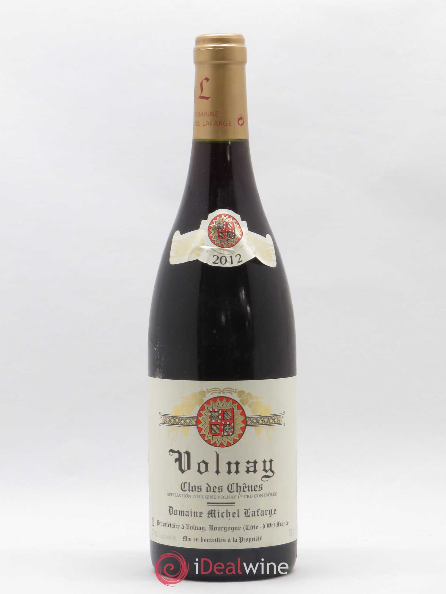 Volnay 1er Cru Clos des Chênes Lafarge (Domaine) 2012 - Lot de 1 bouteille - 0