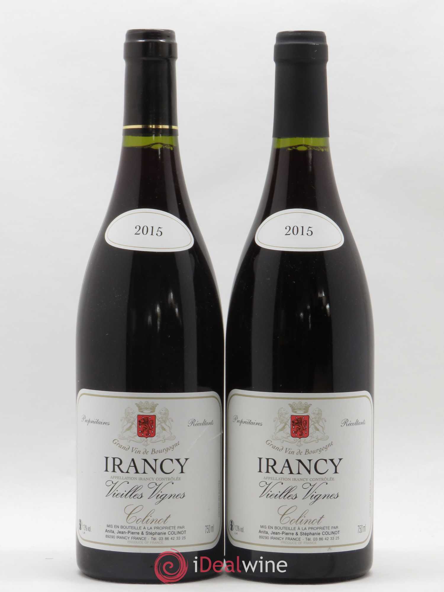 Irancy Vieilles Vignes Colinot 2015 - Lot de 2 bouteilles - 0