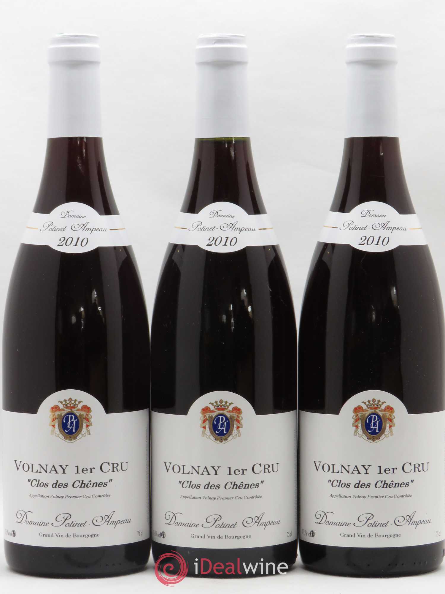 Volnay 1er Cru Clos des Chenes Potinet Ampeau 2010 - Posten von 3 Flaschen - 0