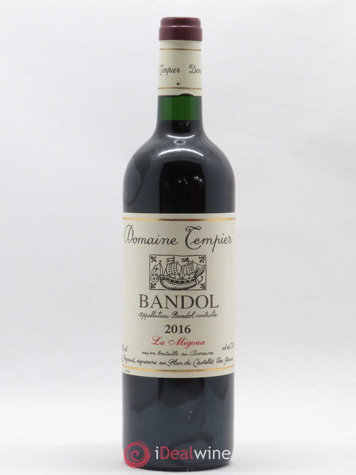 Bandol Domaine Tempier Cuvée La Migoua Famille Peyraud 2016 - Lot de 1 bouteille - 0