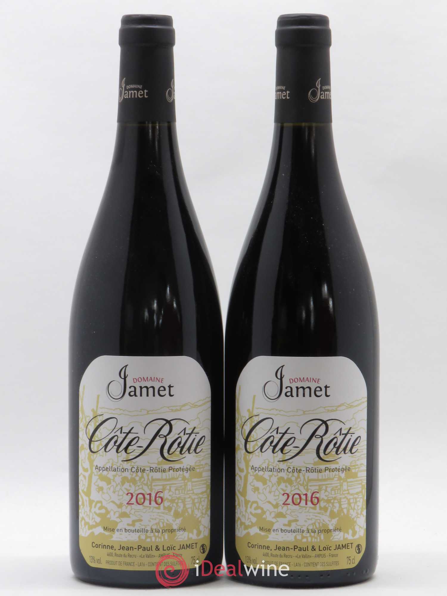 Côte-Rôtie Jamet (Domaine) 2016 - Lot de 2 bouteilles - 0