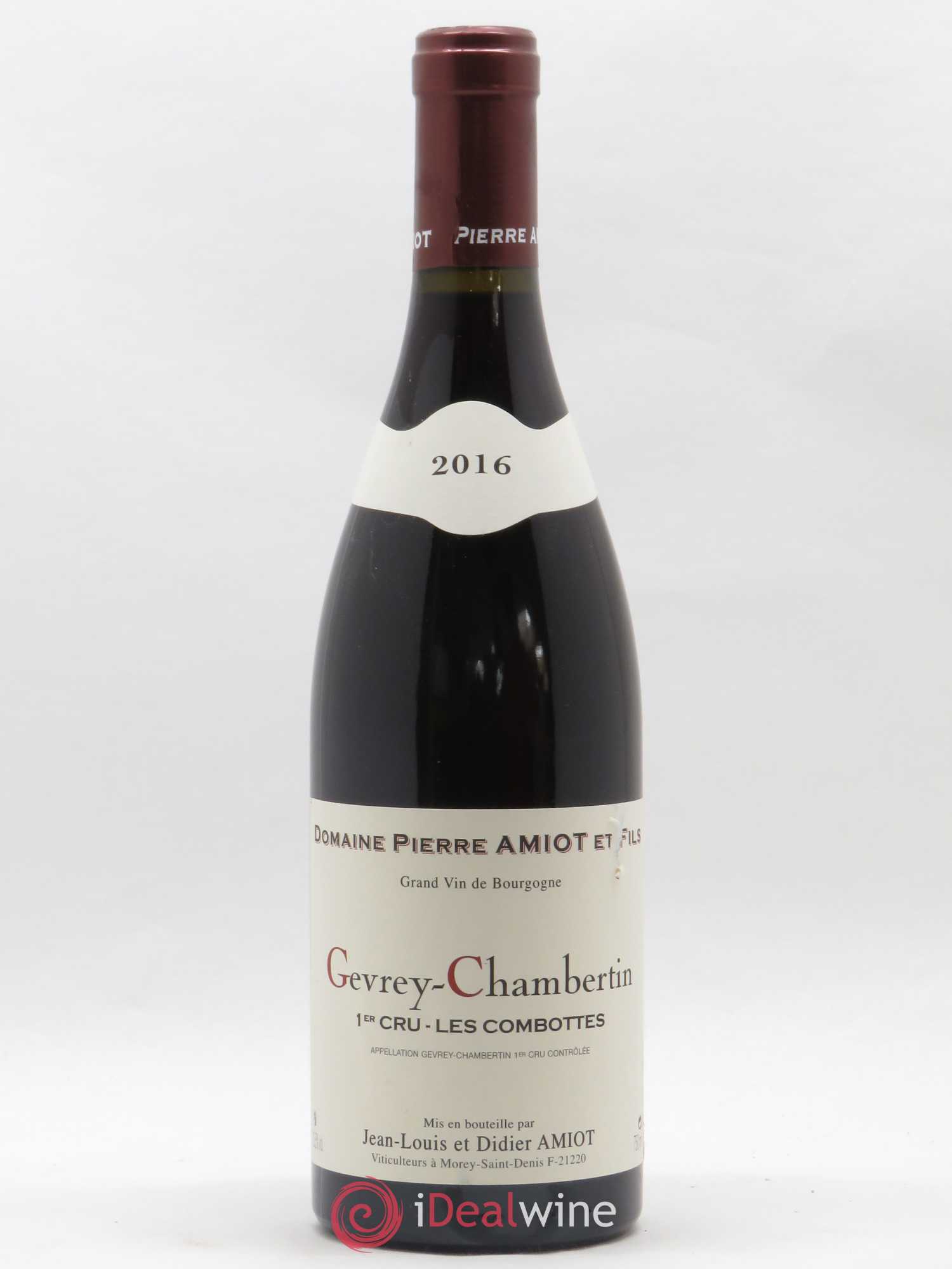 Gevrey-Chambertin 1er Cru Les Combottes Pierre Amiot 2016 - Posten von 1 Flasche - 0