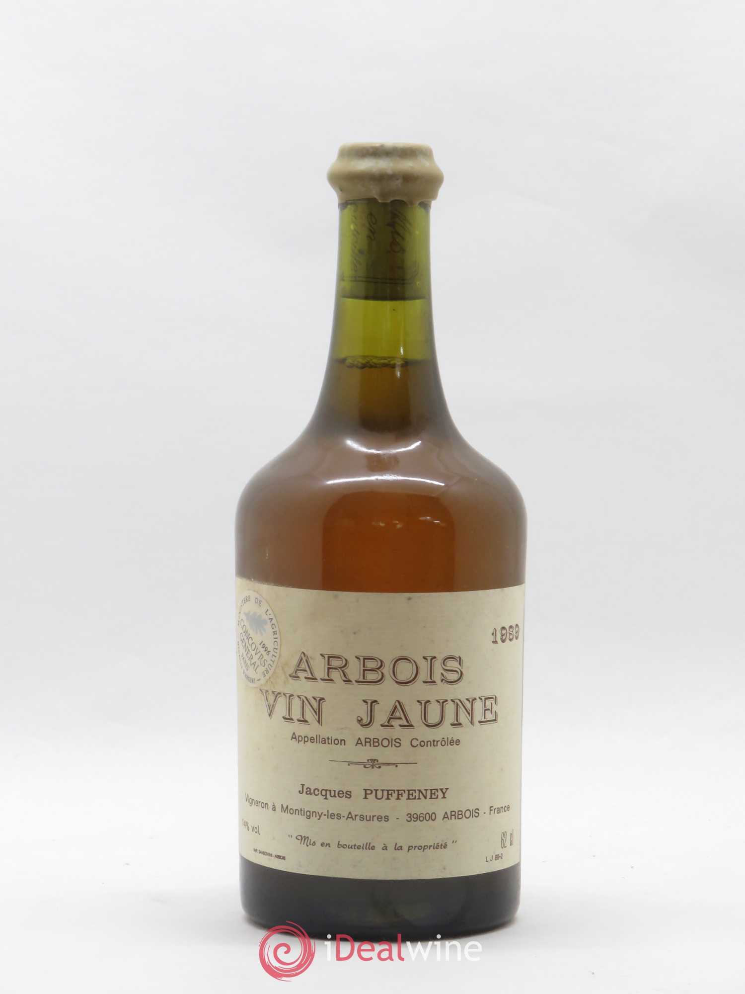 Arbois Vin Jaune Jacques Puffeney 1989 - Lot de 1 bouteille - 0