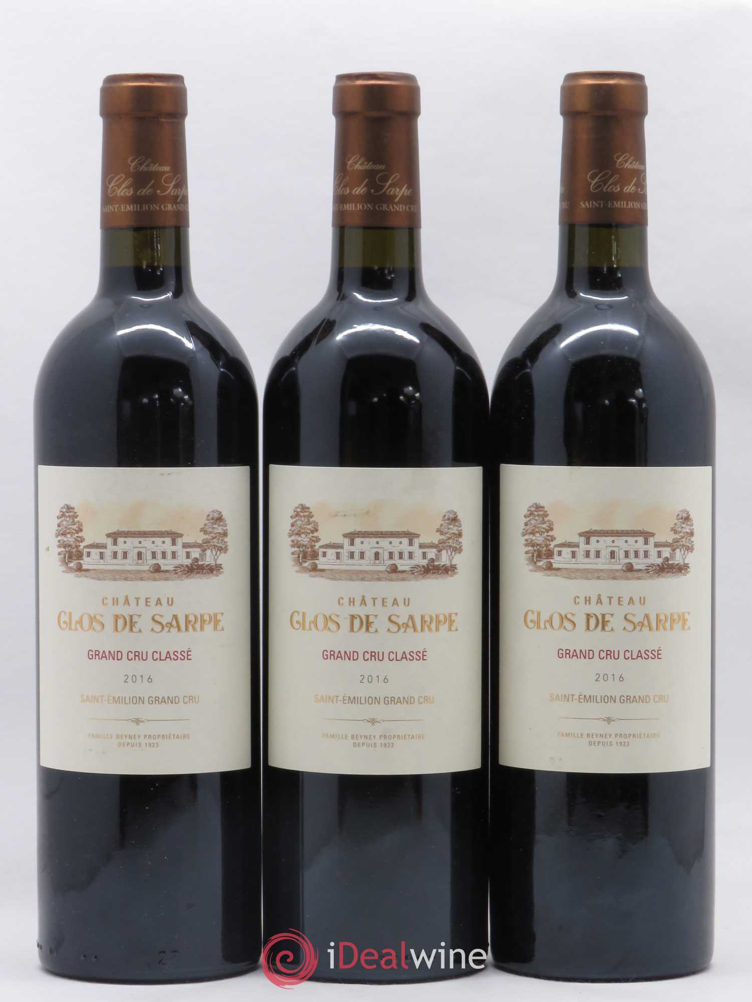 Clos de Sarpe Grand Cru Classé 2016 - Lot de 6 bouteilles - 1