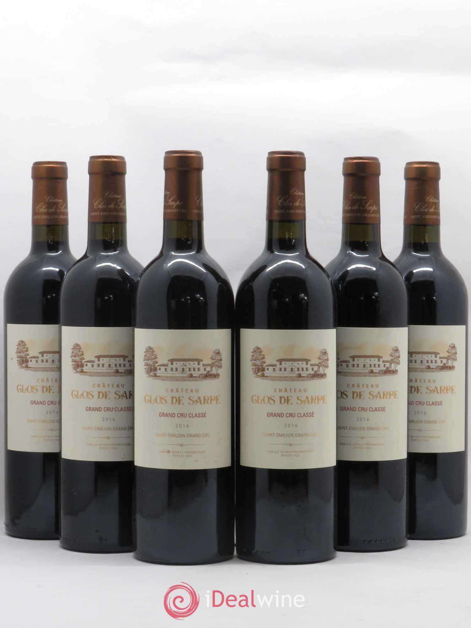 Clos de Sarpe Grand Cru Classé 2016 - Lot de 6 bouteilles - 0
