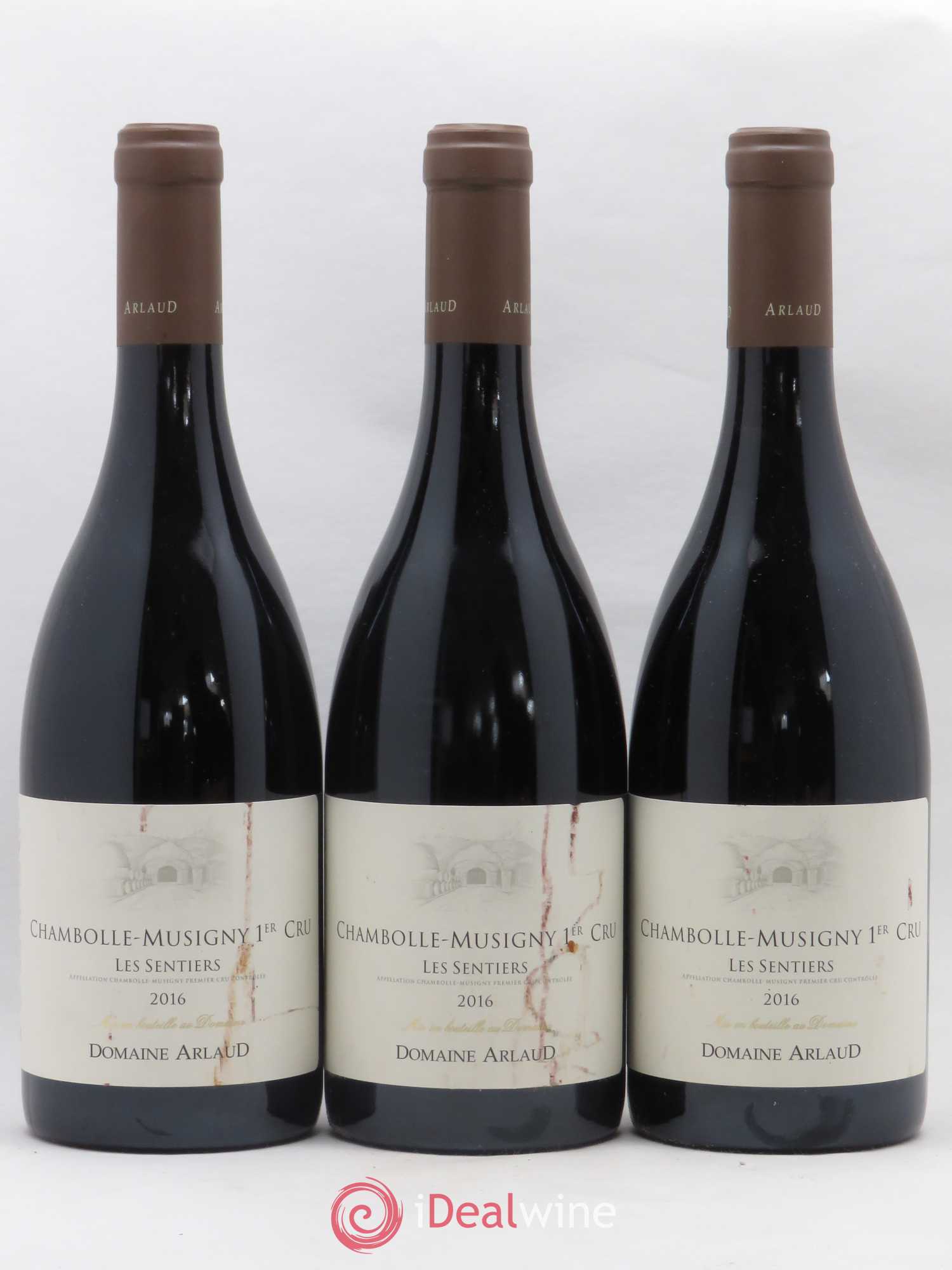 Chambolle-Musigny 1er Cru Les Sentiers Arlaud 2016 - Lot de 3 bouteilles - 0