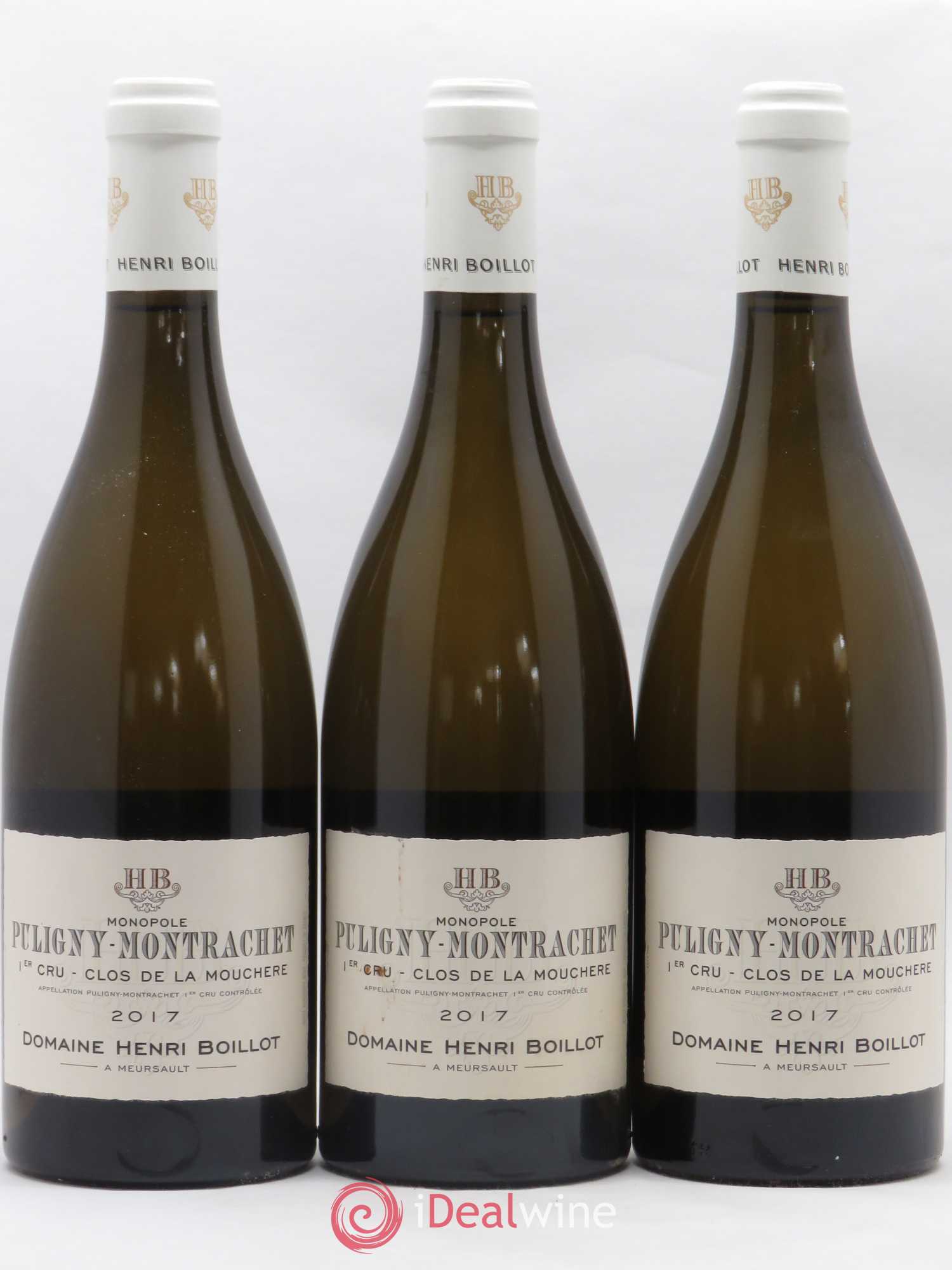 Puligny-Montrachet 1er Cru Clos de la Mouchère Henri Boillot (Domaine) 2017 - Lot de 3 bouteilles - 0