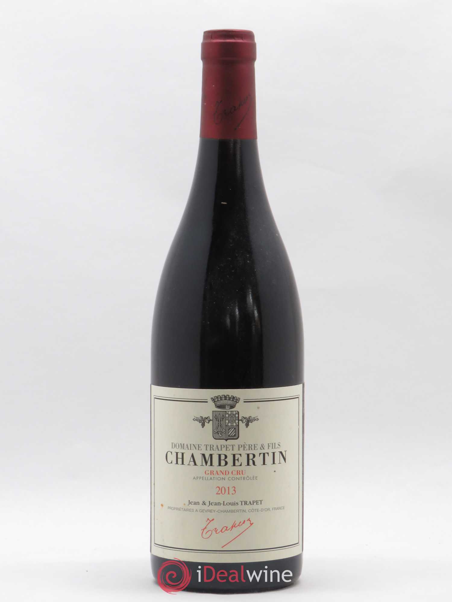 Chambertin Grand Cru Domaine Trapet 2013 - Lot de 1 bouteille - 0