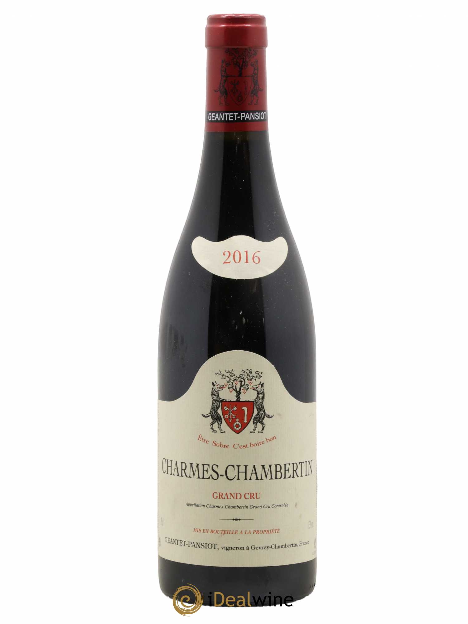Charmes-Chambertin Grand Cru Geantet-Pansiot 2016 - Lot de 1 bouteille - 0