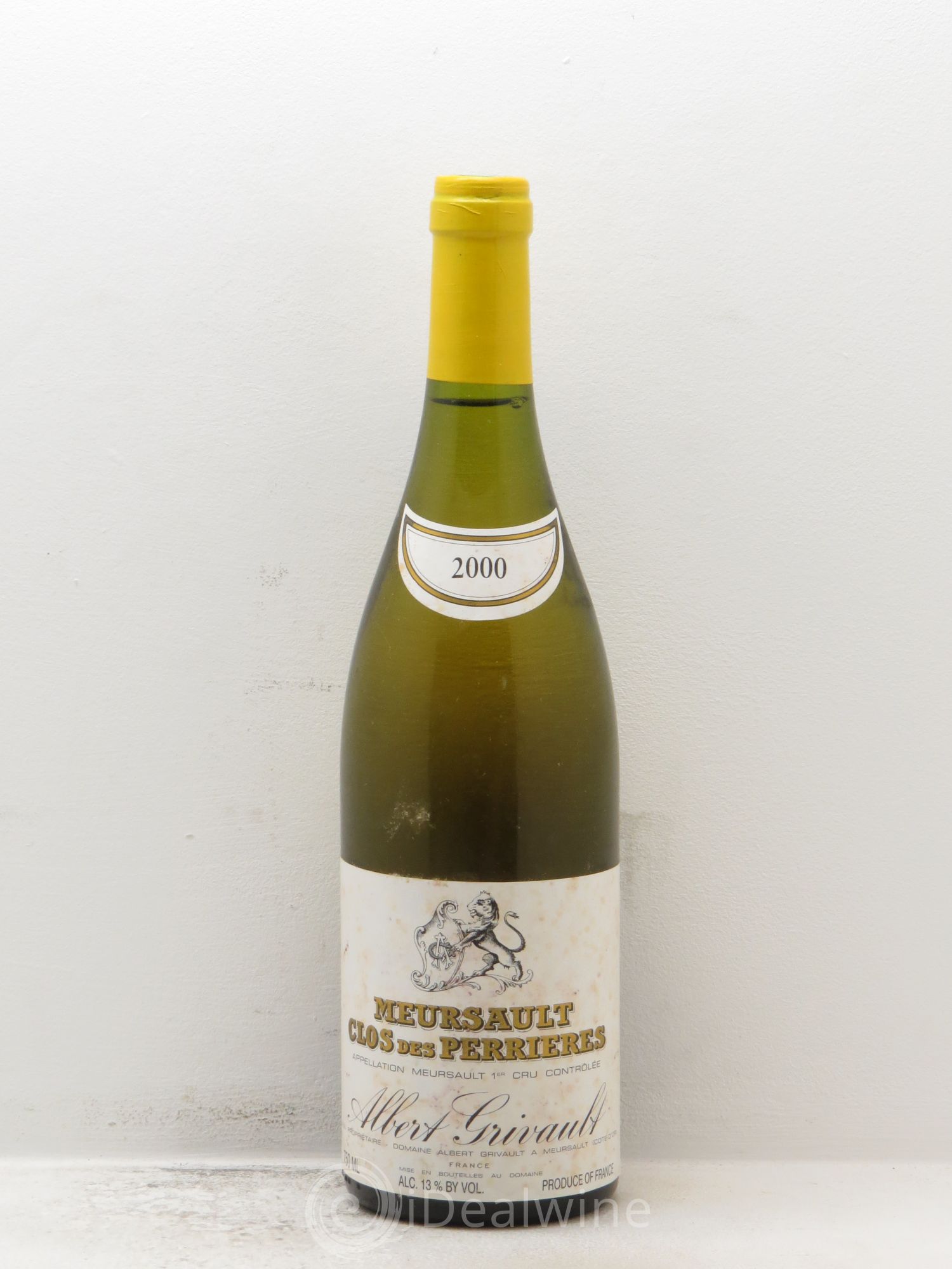 Meursault Clos des Perrières A.Grivault 2000 - Posten von 6 Flaschen - 0