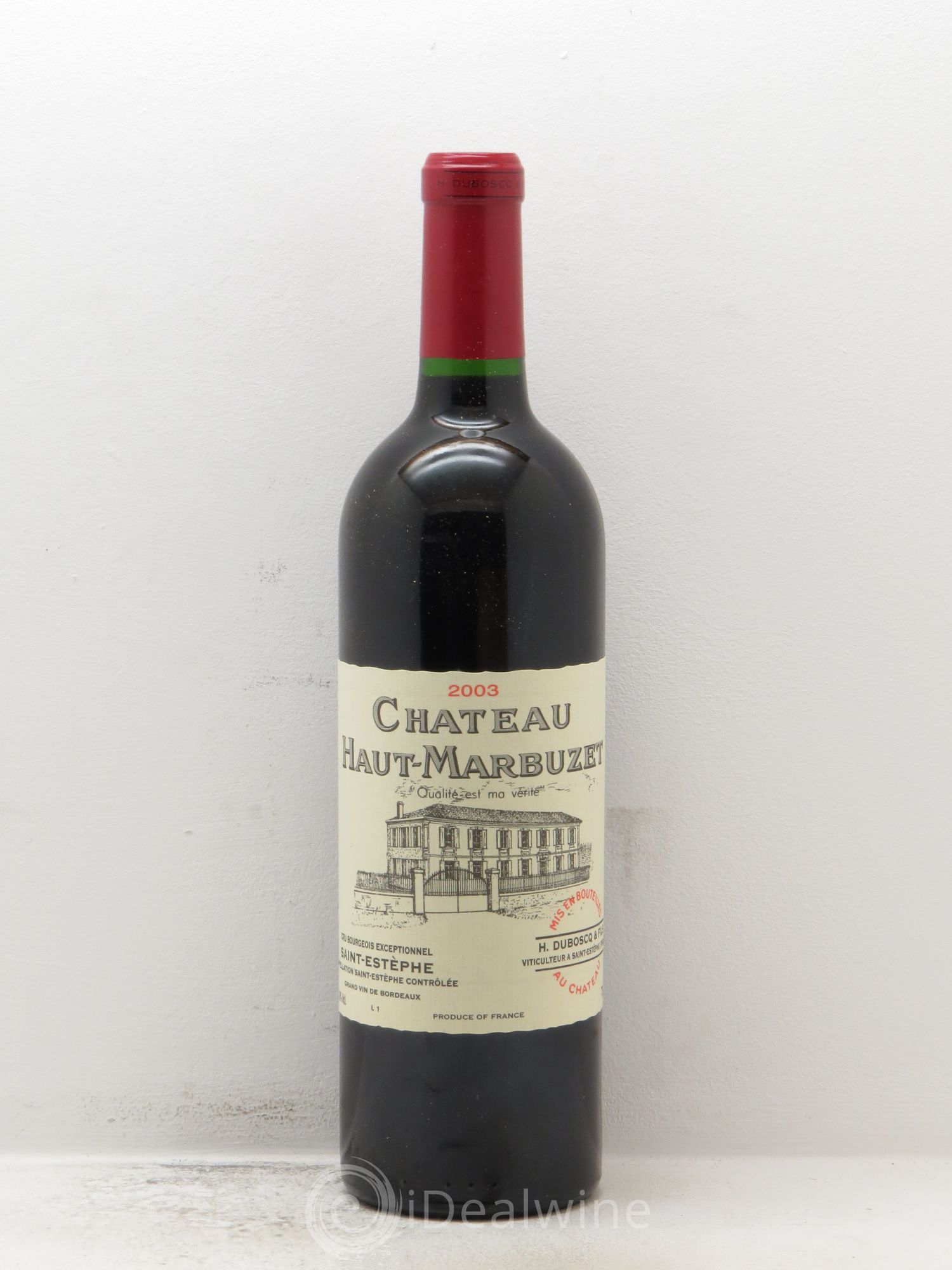 Château Haut Marbuzet 2003 - Lot de 12 bouteilles - 0