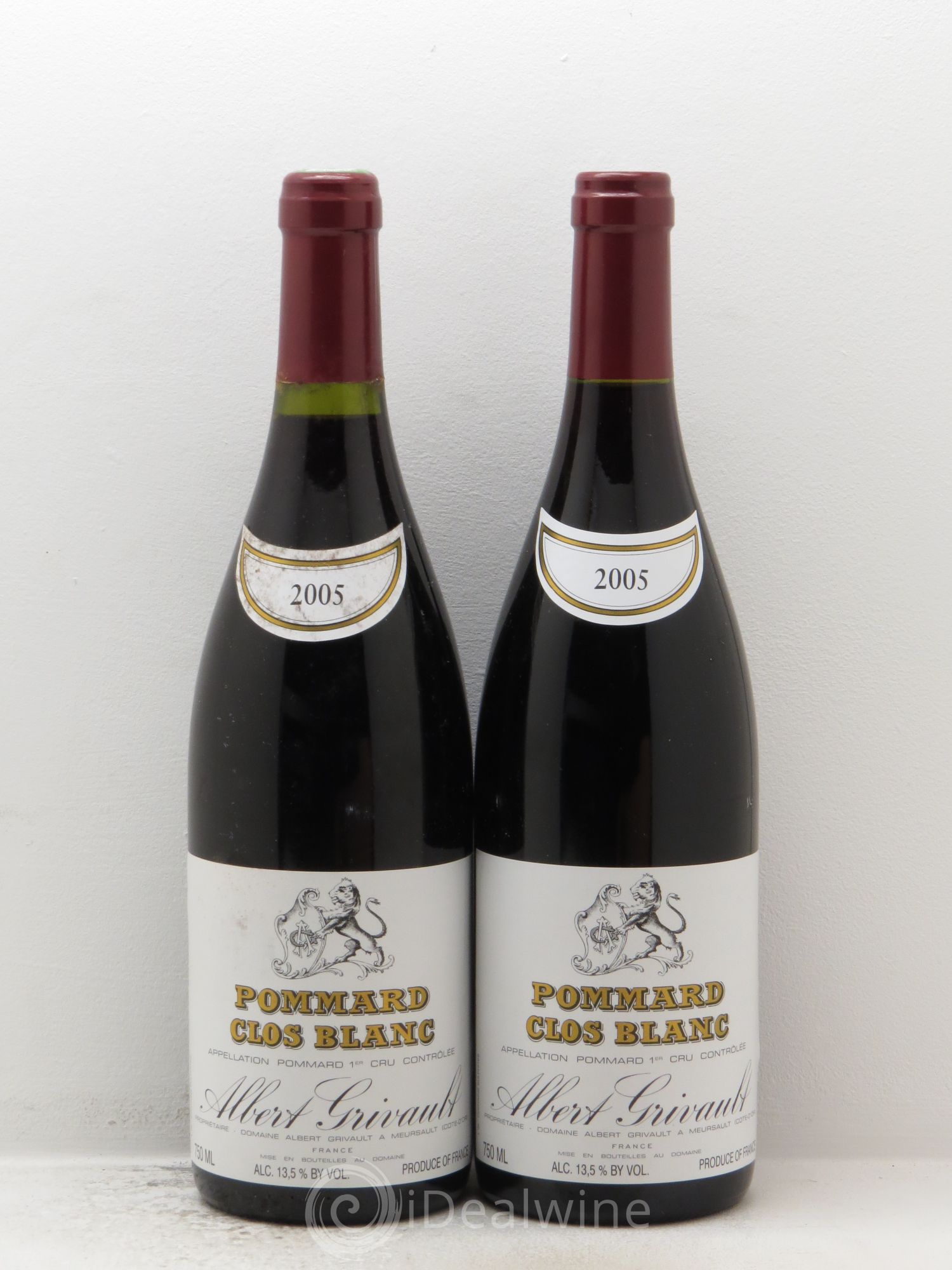 Pommard 1er Cru A.Grivault 2005 - Lot de 2 bouteilles - 0