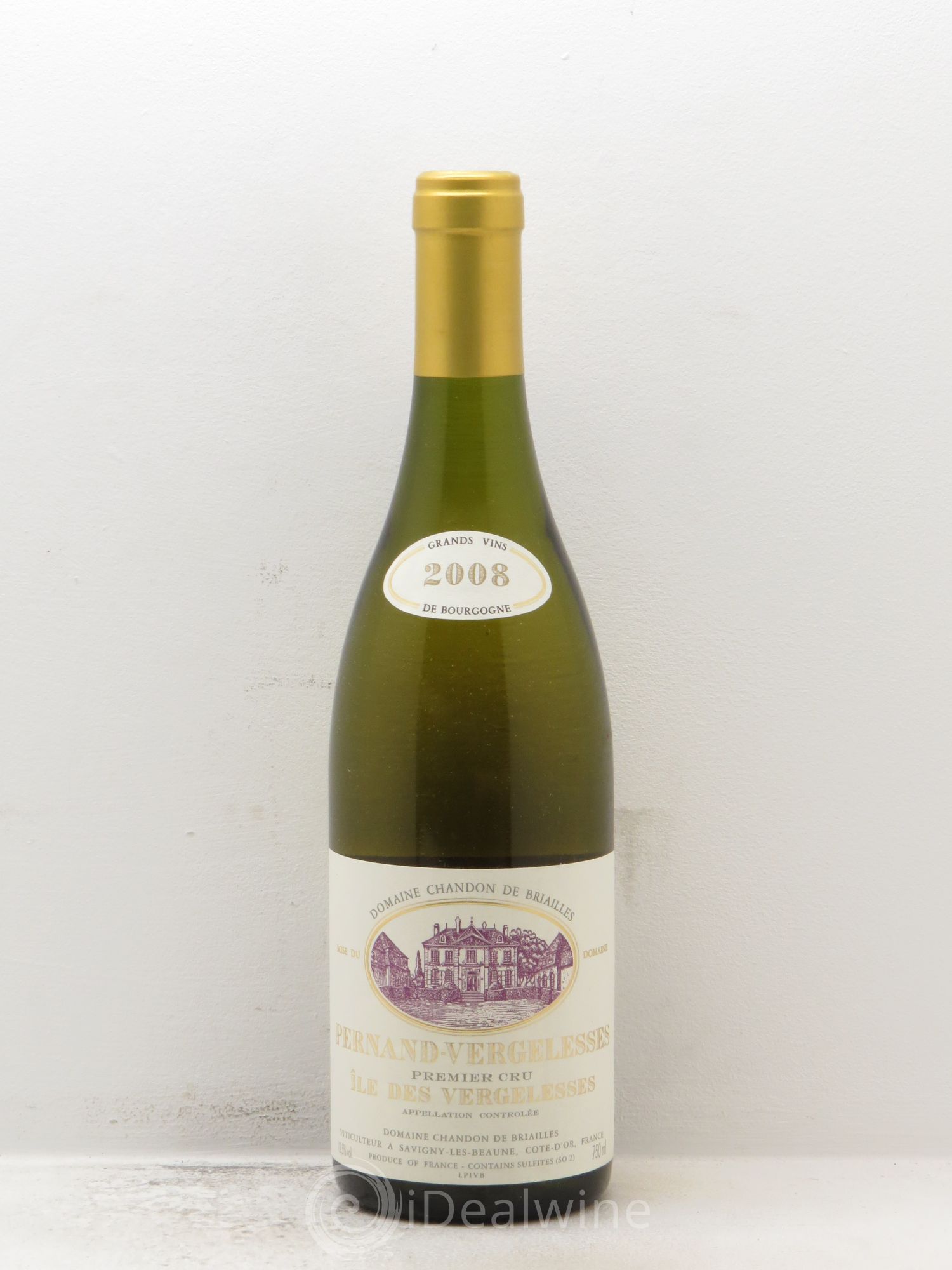 Pernand-Vergelesses 1er Cru 2008 - Lot de 1 bouteille - 0
