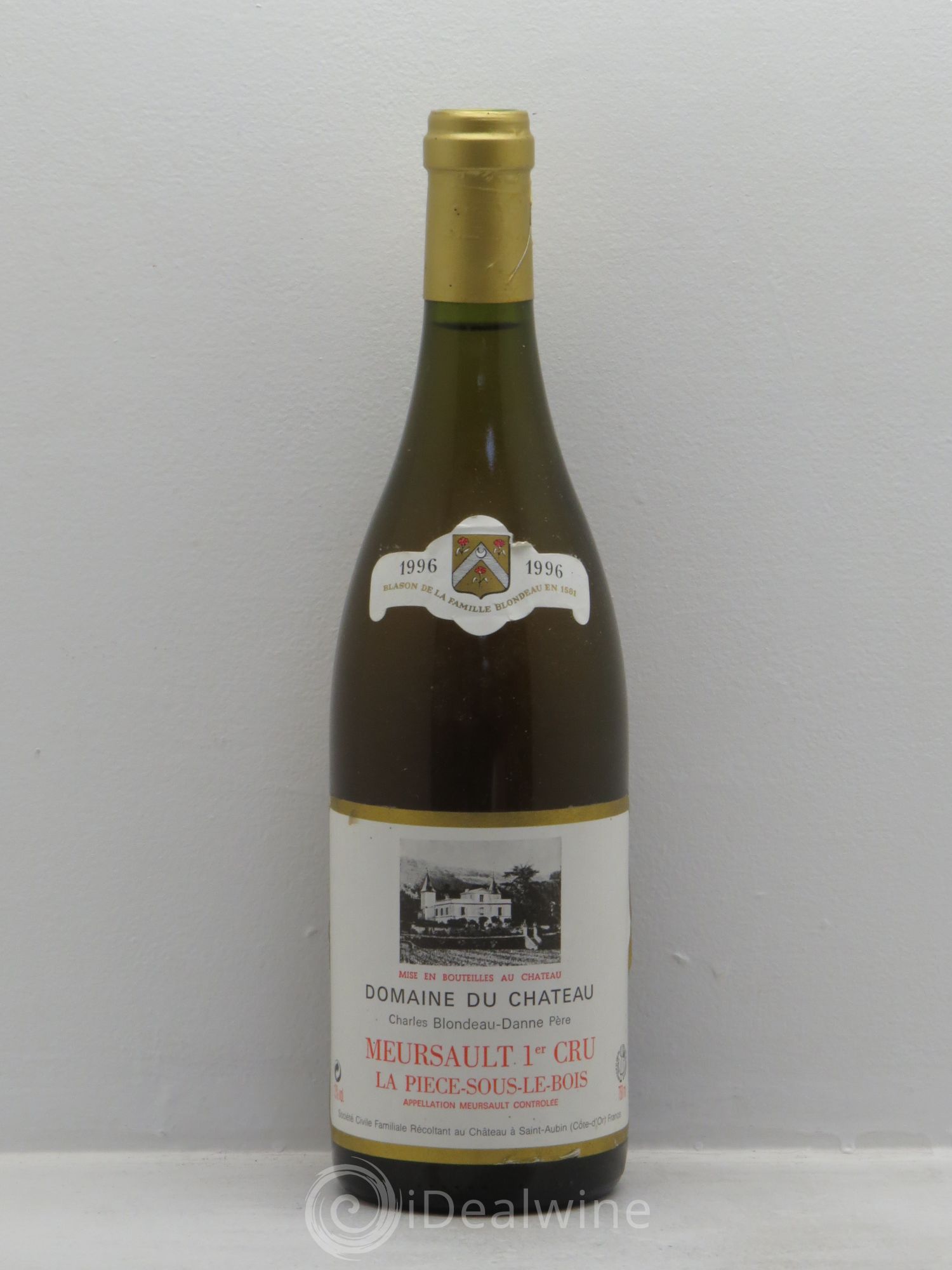 Meursault 1er Cru Domaine Blondeau-Danne 1996 - Lot de 1 bouteille - 0