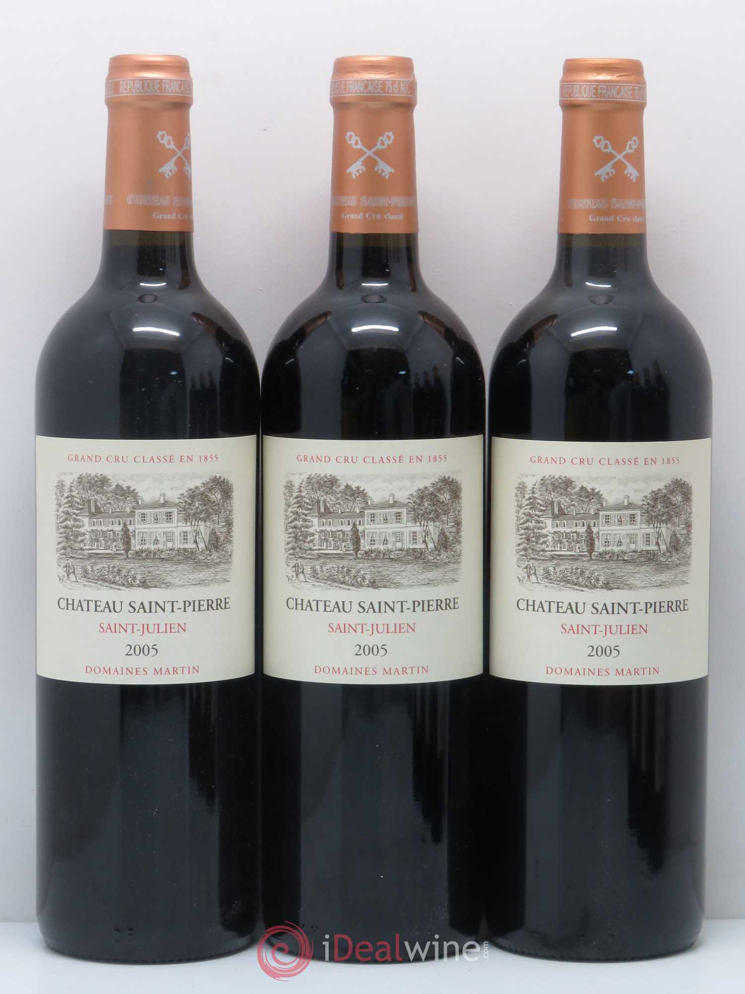 Château Saint-Pierre 4ème Grand Cru Classé 2005 - Lot de 12 bouteilles - 1