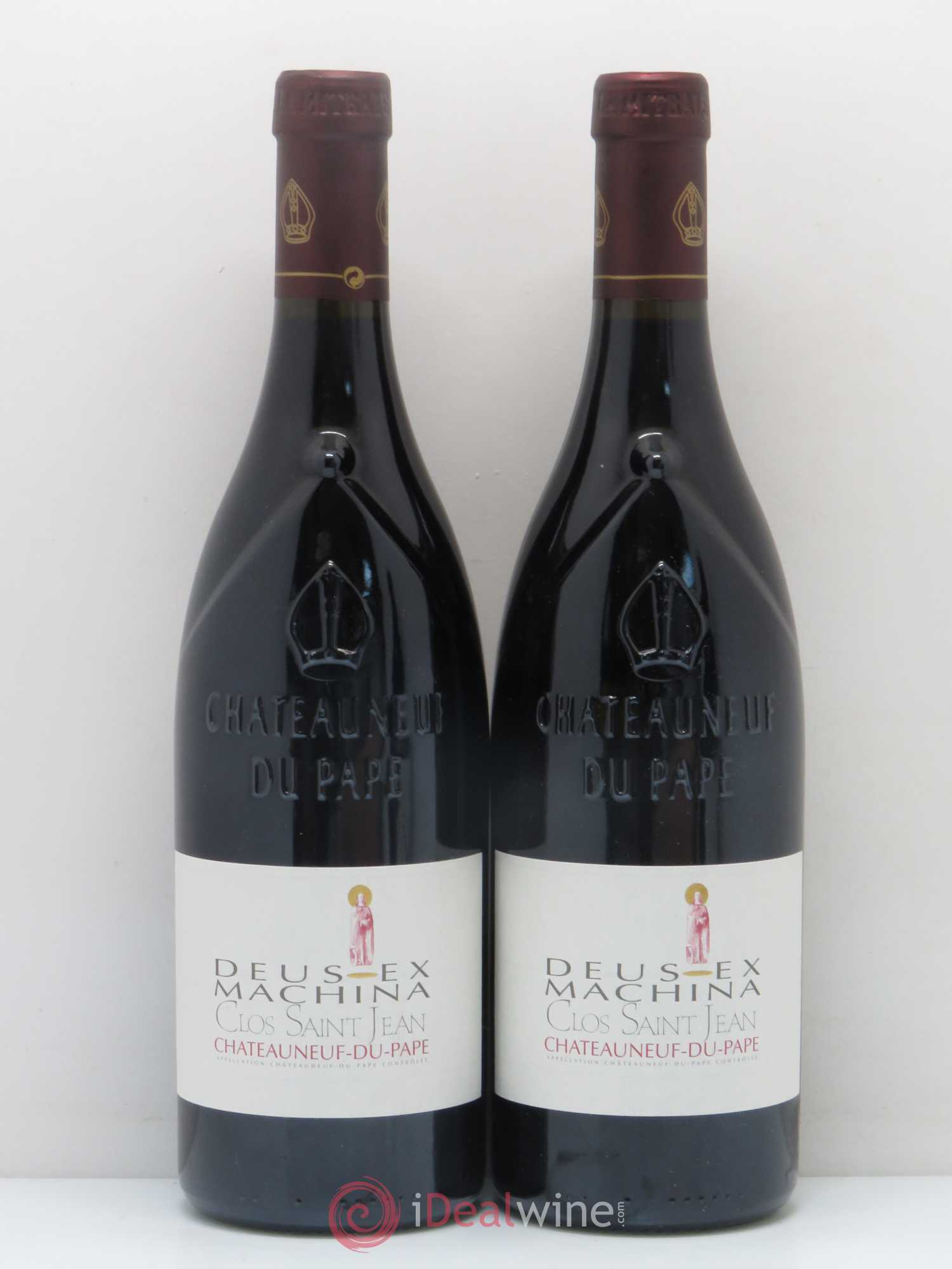 Châteauneuf-du-Pape Clos Saint-Jean Deus Ex Machina Pascal et Vincent Maurel 2009 - Lot de 2 bouteilles - 0