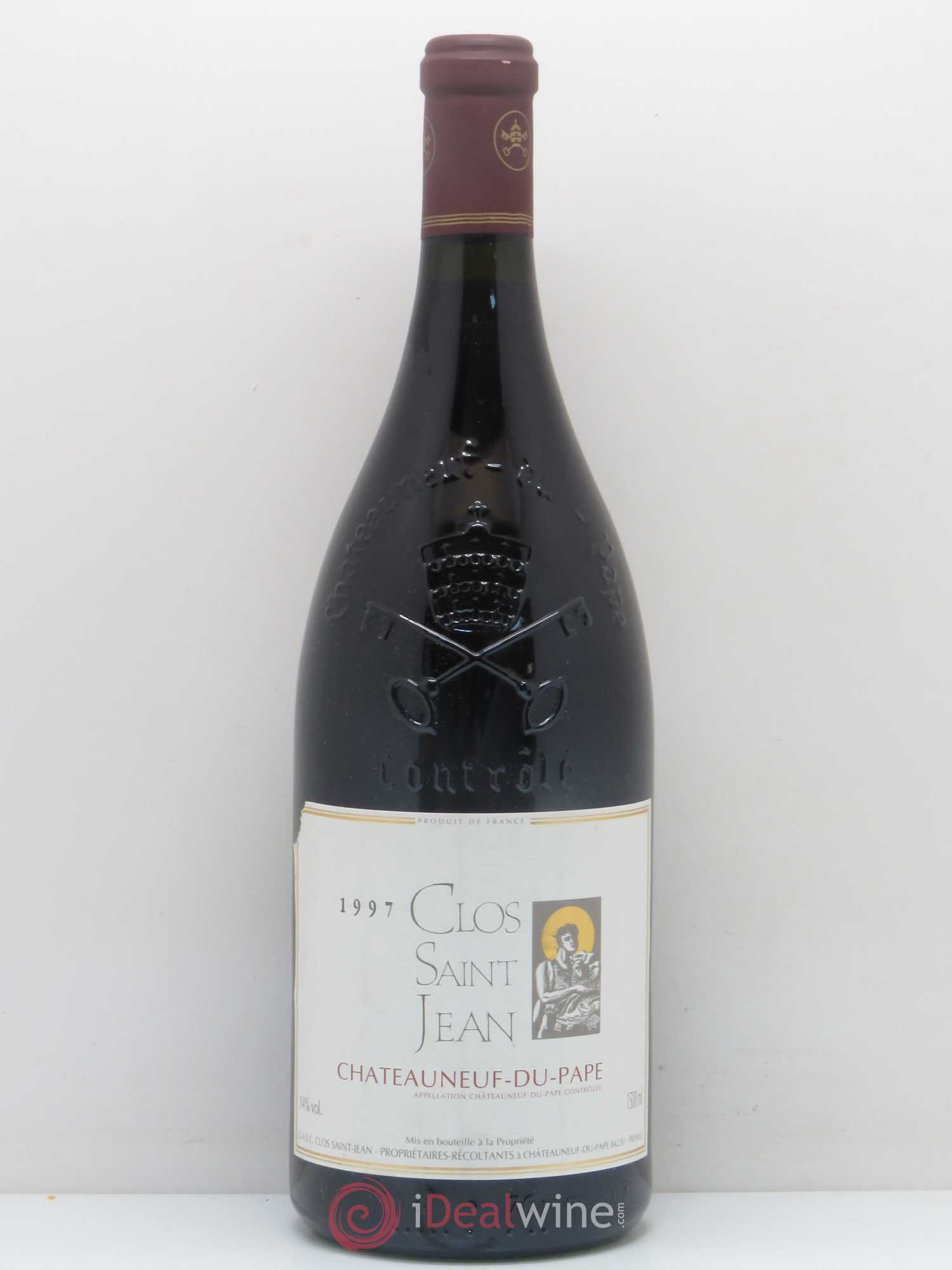 Châteauneuf-du-Pape Clos Saint-Jean Pascal et Vincent Maurel 1997 - Lot de 1 magnum - 0