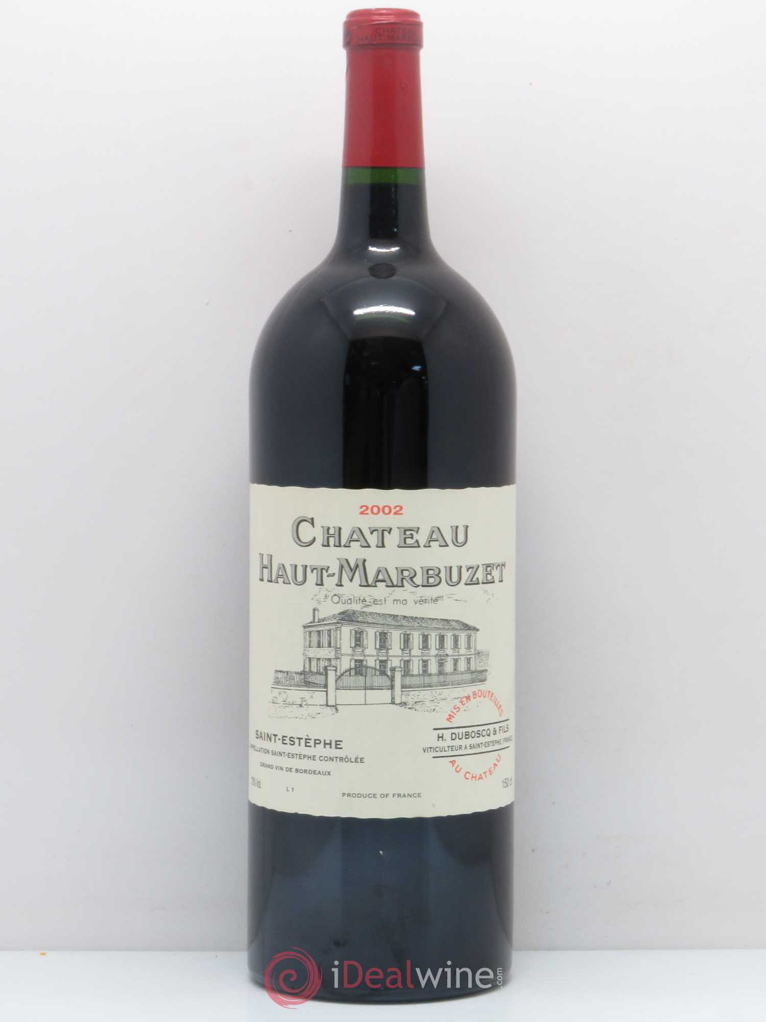 Château Haut Marbuzet 2002 - Lot de 1 magnum - 0