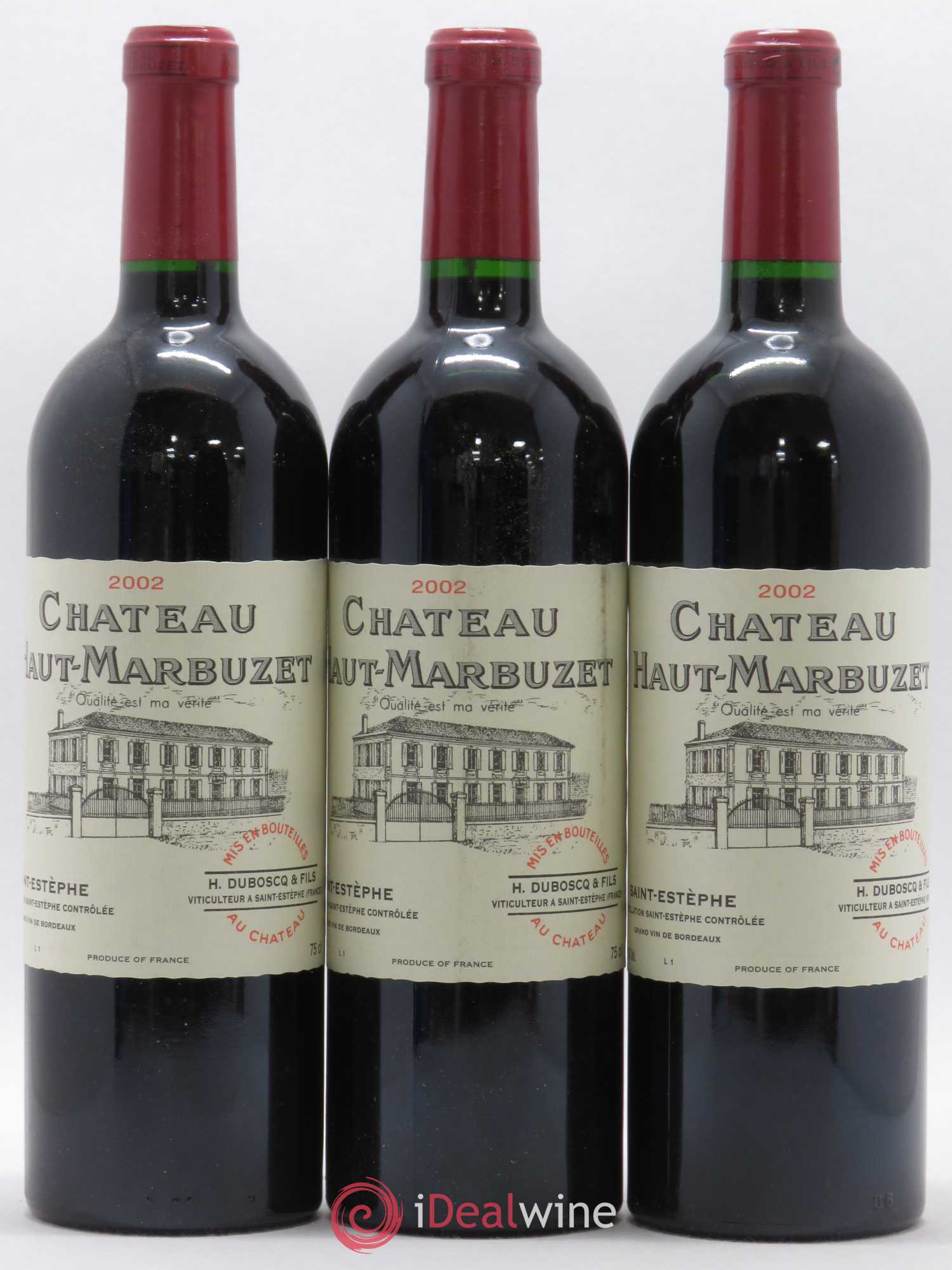Château Haut Marbuzet 2002 - Lot de 12 bouteilles - 2