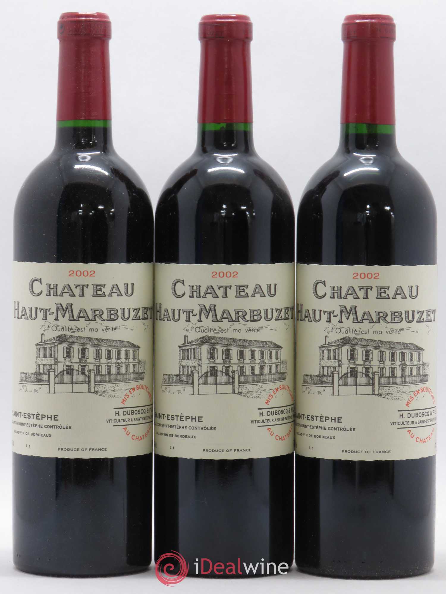 Château Haut Marbuzet 2002 - Lot de 12 bouteilles - 3