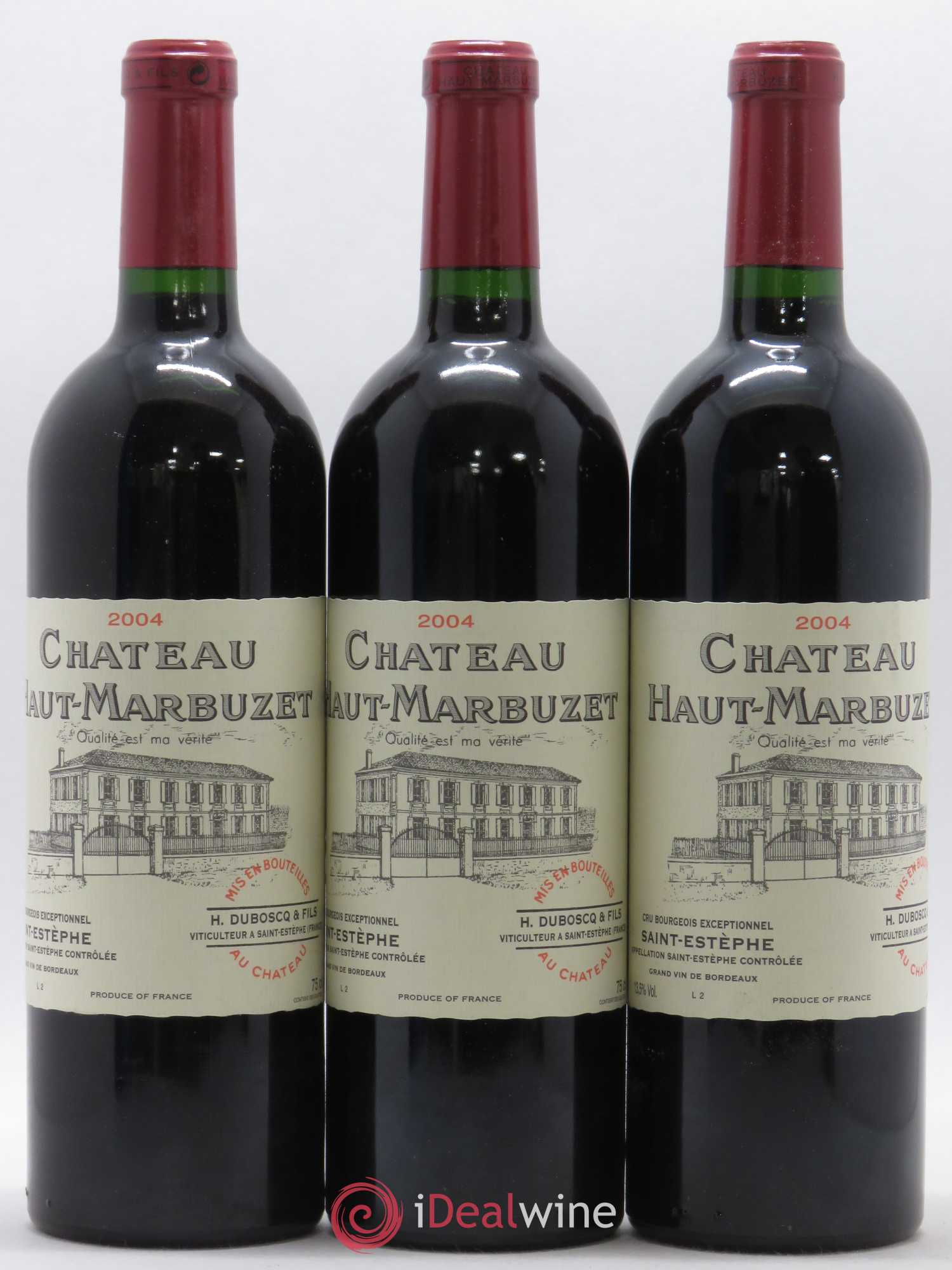 Château Haut Marbuzet 2004 - Lot de 12 bouteilles - 2