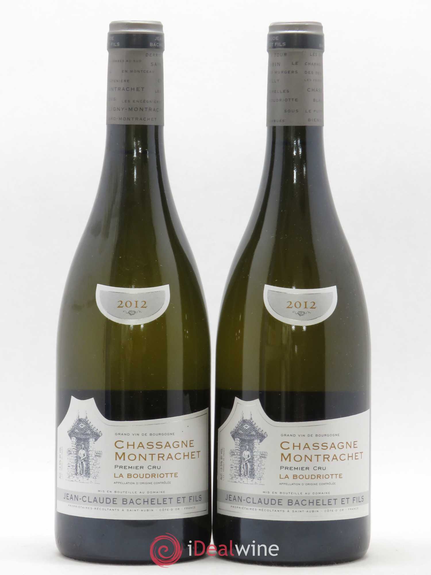 Chassagne-Montrachet 1er Cru Jean-Claude Bachelet 2012 - Posten von 2 Flaschen - 0