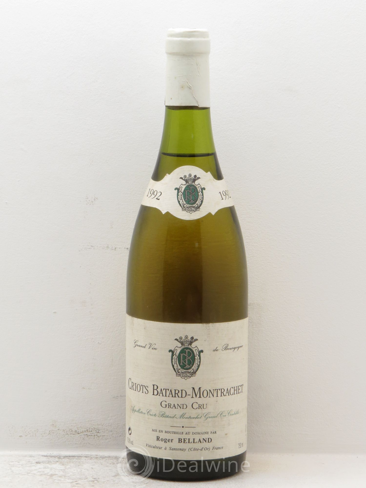 Criots-Bâtard-Montrachet Grand Cru Domaine Roger Belland 1992 - Posten von 1 Flasche - 0
