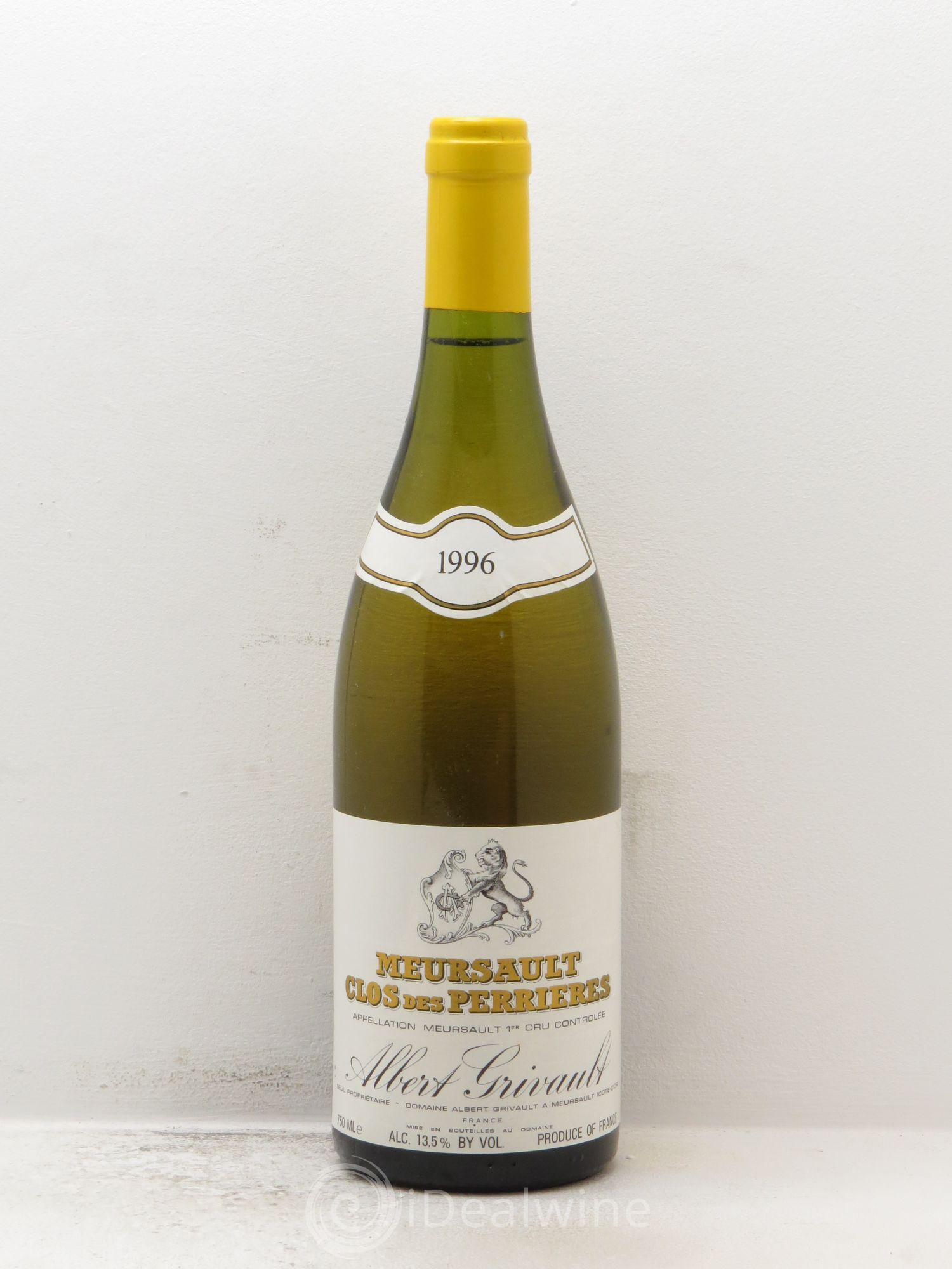 Meursault Clos des Perrières A.Grivault 1996 - Posten von 1 Flasche - 0