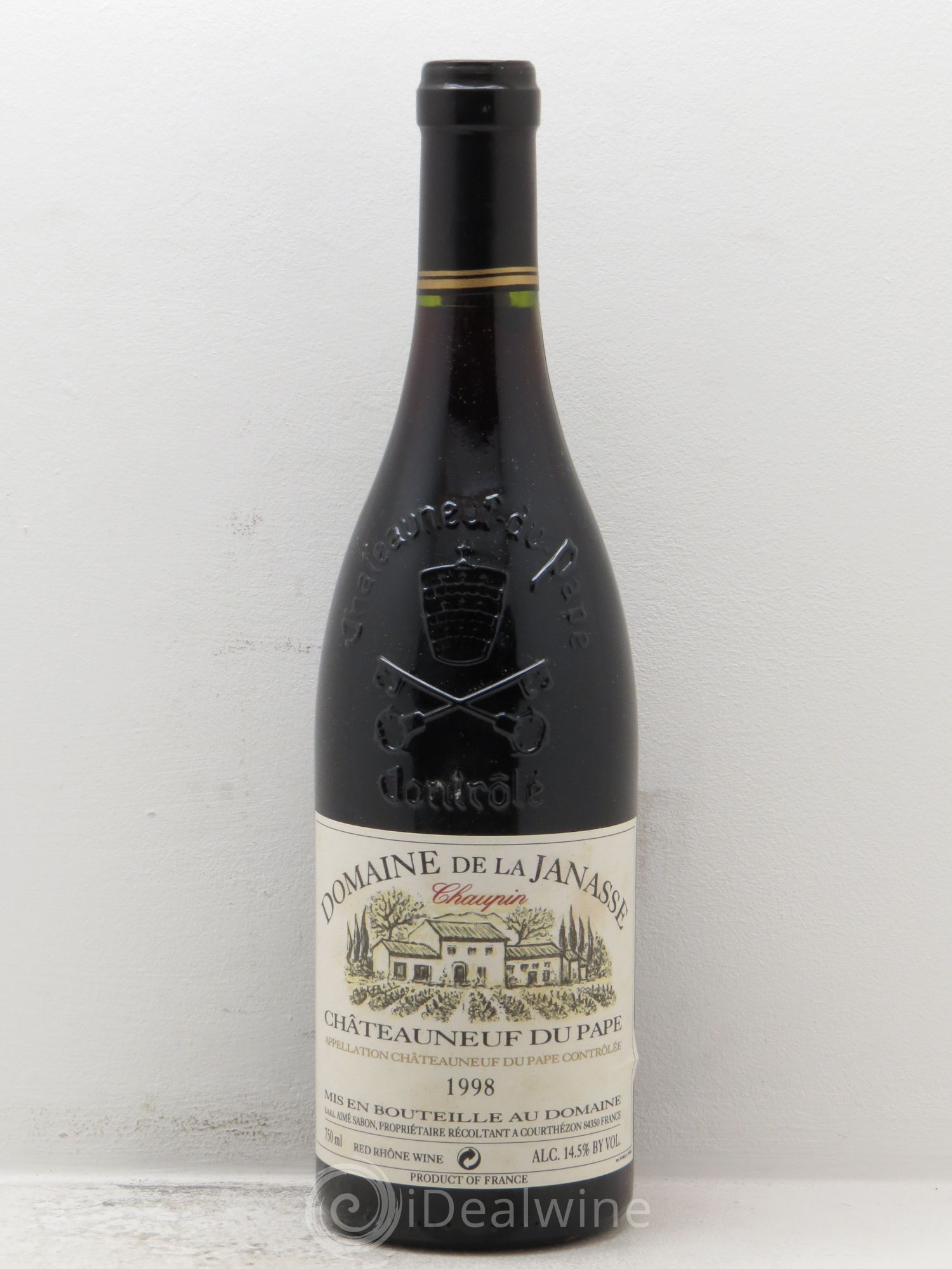 Châteauneuf-du-Pape Cuvée Chaupin La Janasse (Domaine de) 1998 - Lot de 6 bouteilles - 0