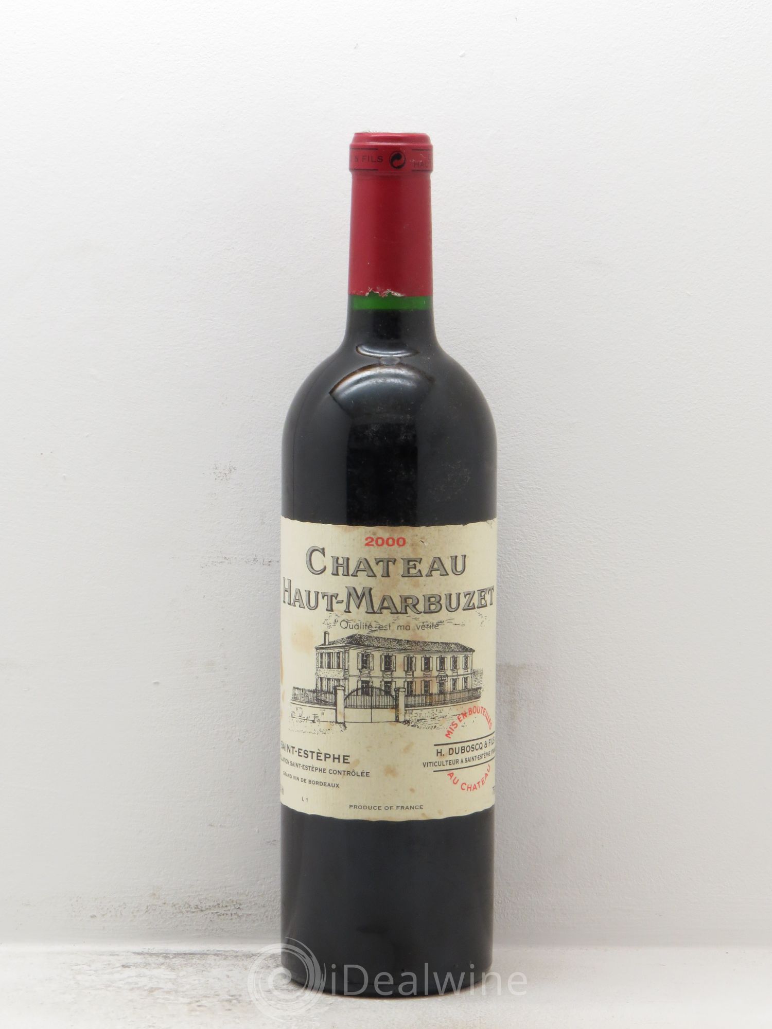 Château Haut Marbuzet 2000 - Lot de 12 bouteilles - 0