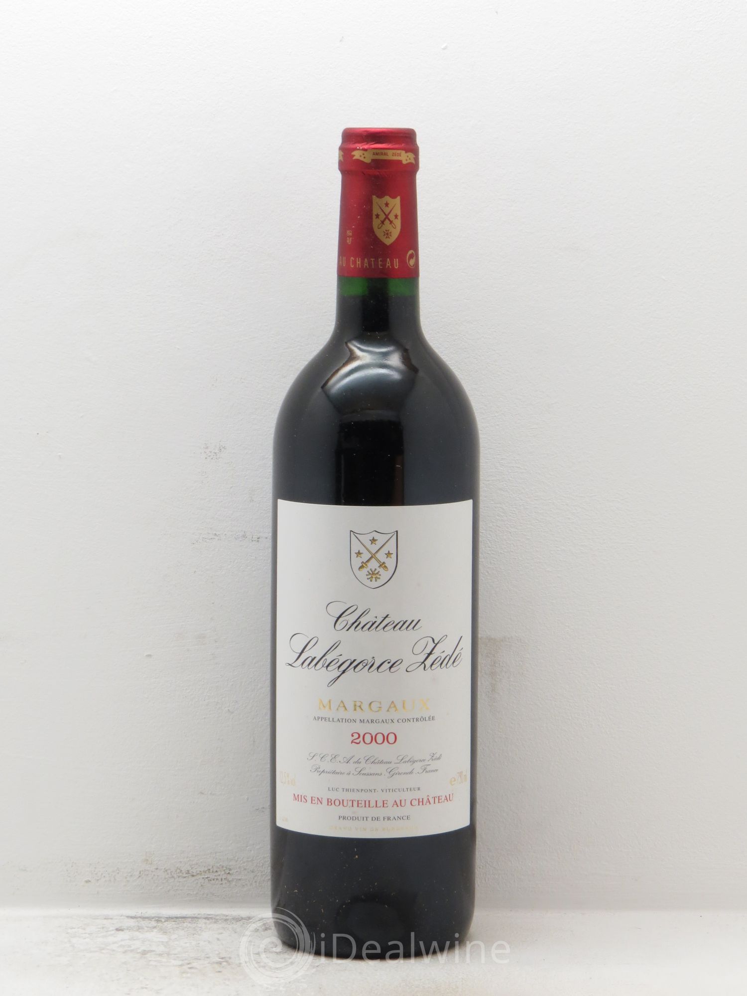 Château Labegorce Zédé Cru Bourgeois 2000 - Lot de 6 bouteilles - 0