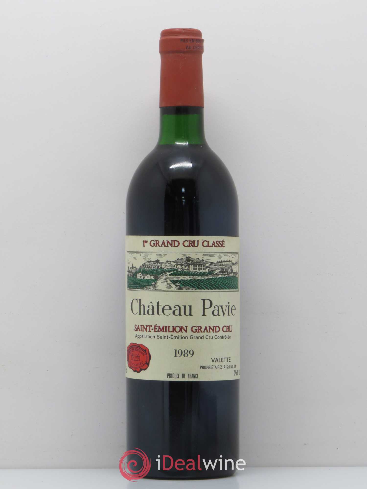 Château Pavie 1er Grand Cru Classé A 1989 - Lot de 1 bouteille - 0