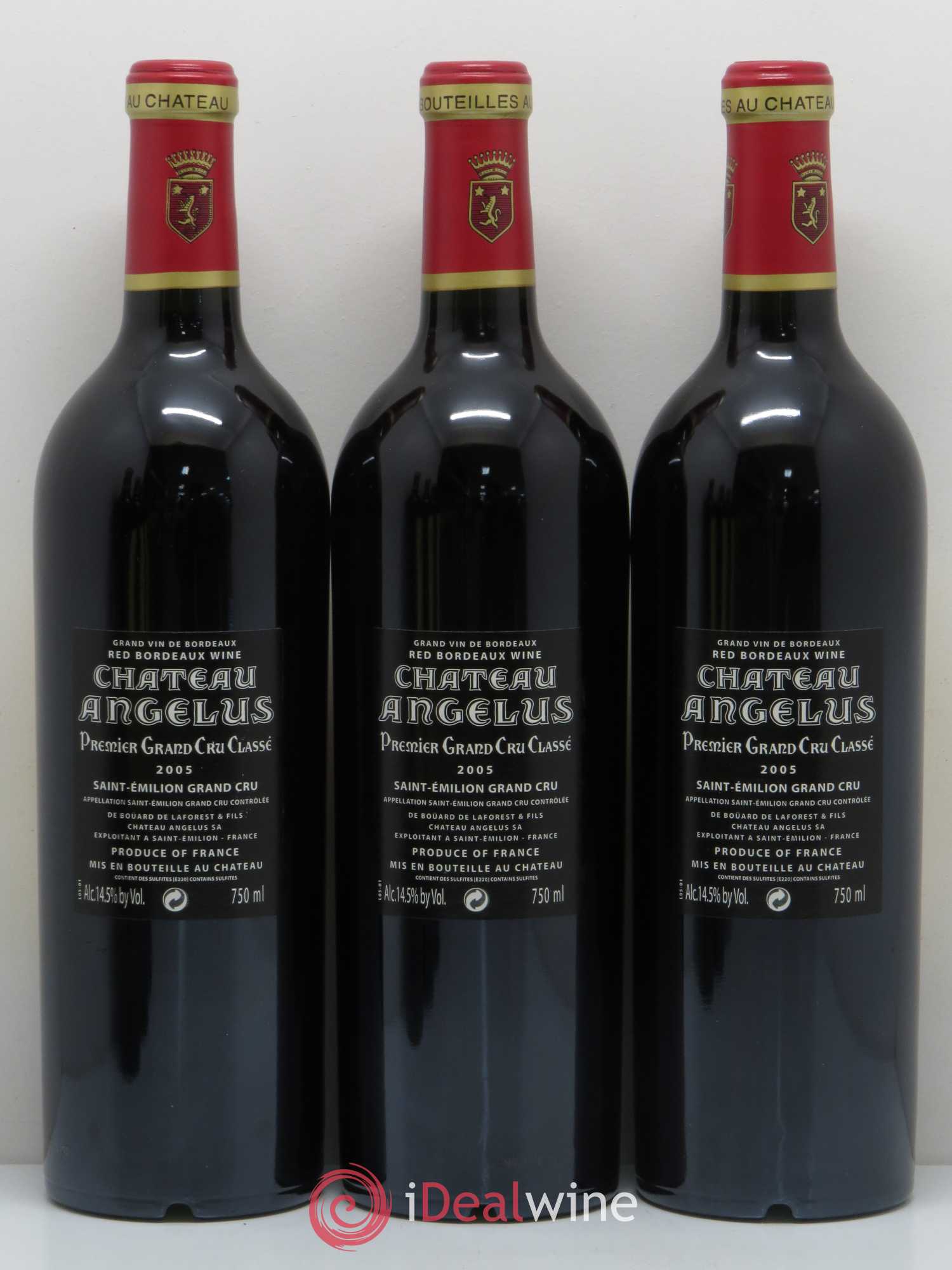 Château Angélus 1er Grand Cru Classé A 2005 - Lot de 6 bouteilles - 2