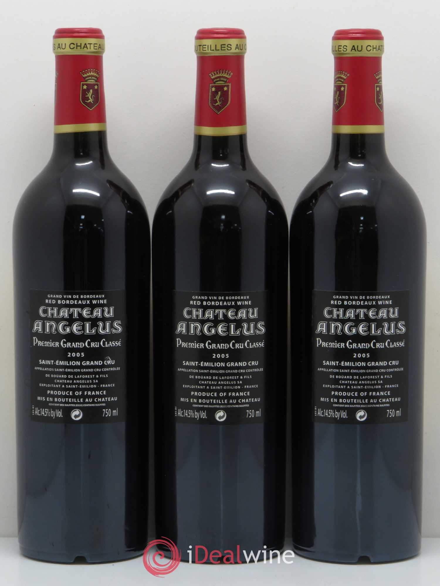 Château Angélus 1er Grand Cru Classé A 2005 - Lot de 6 bouteilles - 4