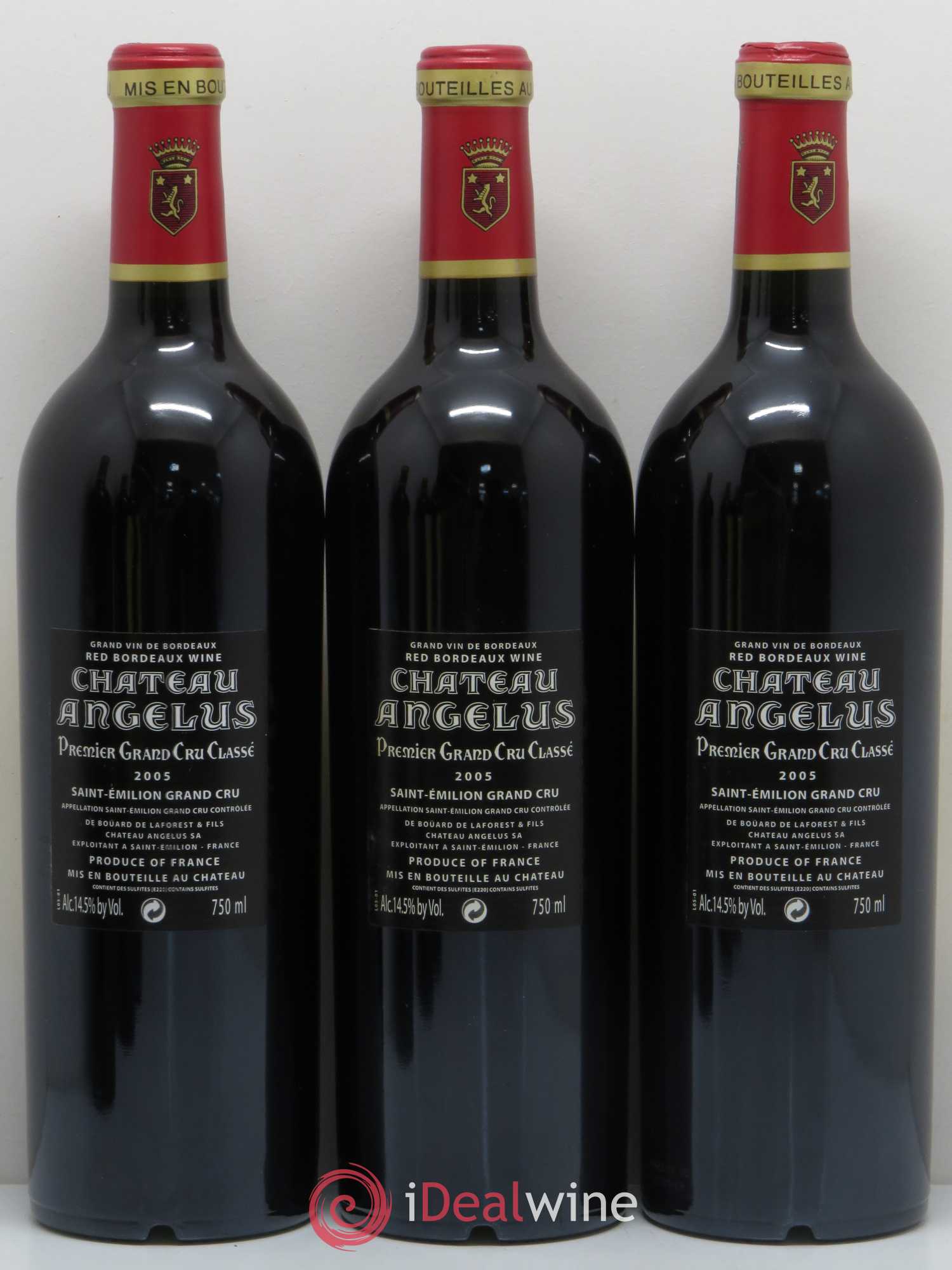Château Angélus 1er Grand Cru Classé A 2005 - Lot de 6 bouteilles - 2