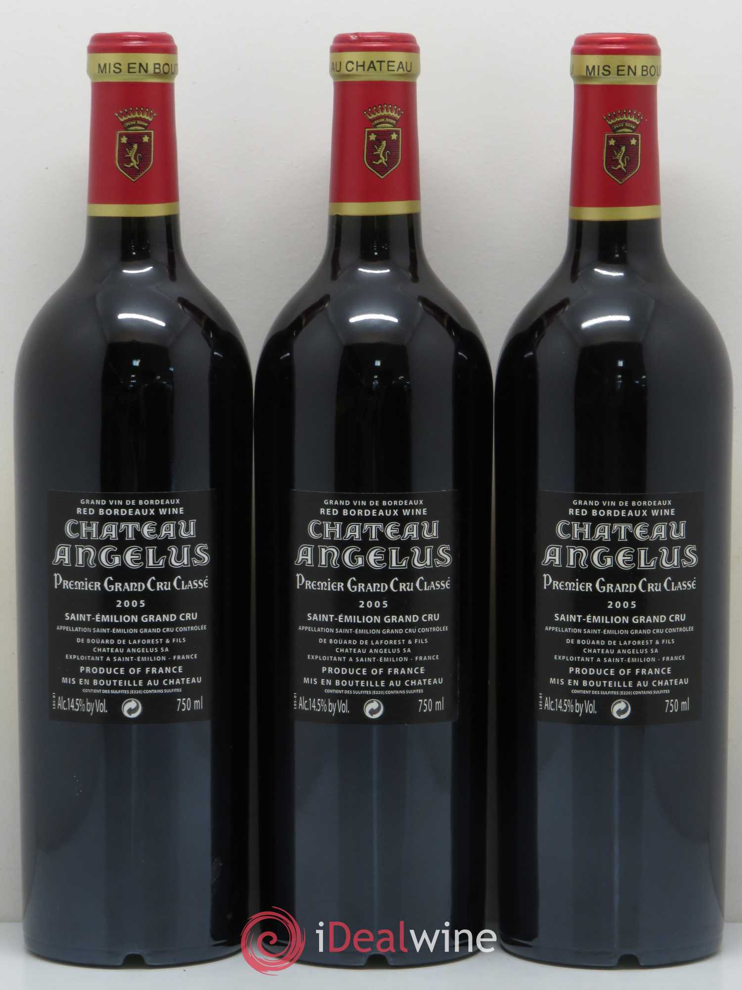 Château Angélus 1er Grand Cru Classé A 2005 - Lot de 6 bouteilles - 4